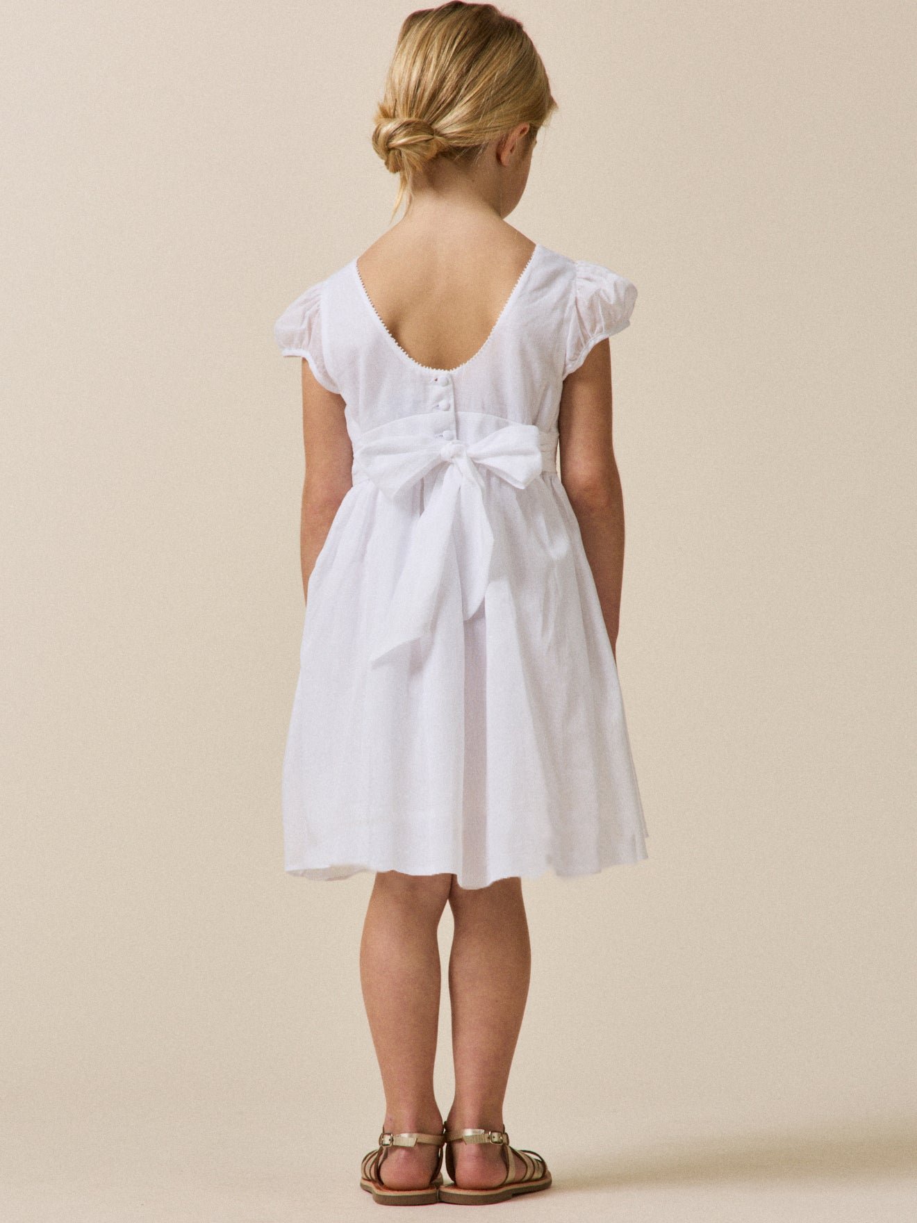 Cotton dress CYRILLUS White