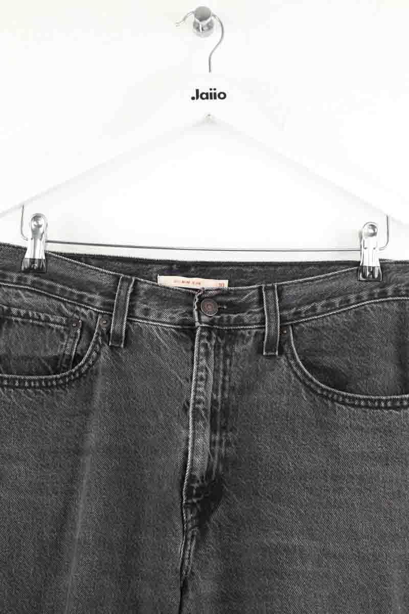 Cropped slim jeans with studs LEVI'S - Seconde main Grey