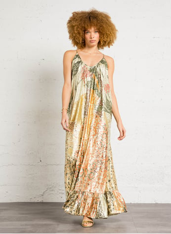 mes demoiselles silk v neck maxi dress Anthropologie Mes Demoiselles Dinette V-Neck Silk Dress Size 10 $450