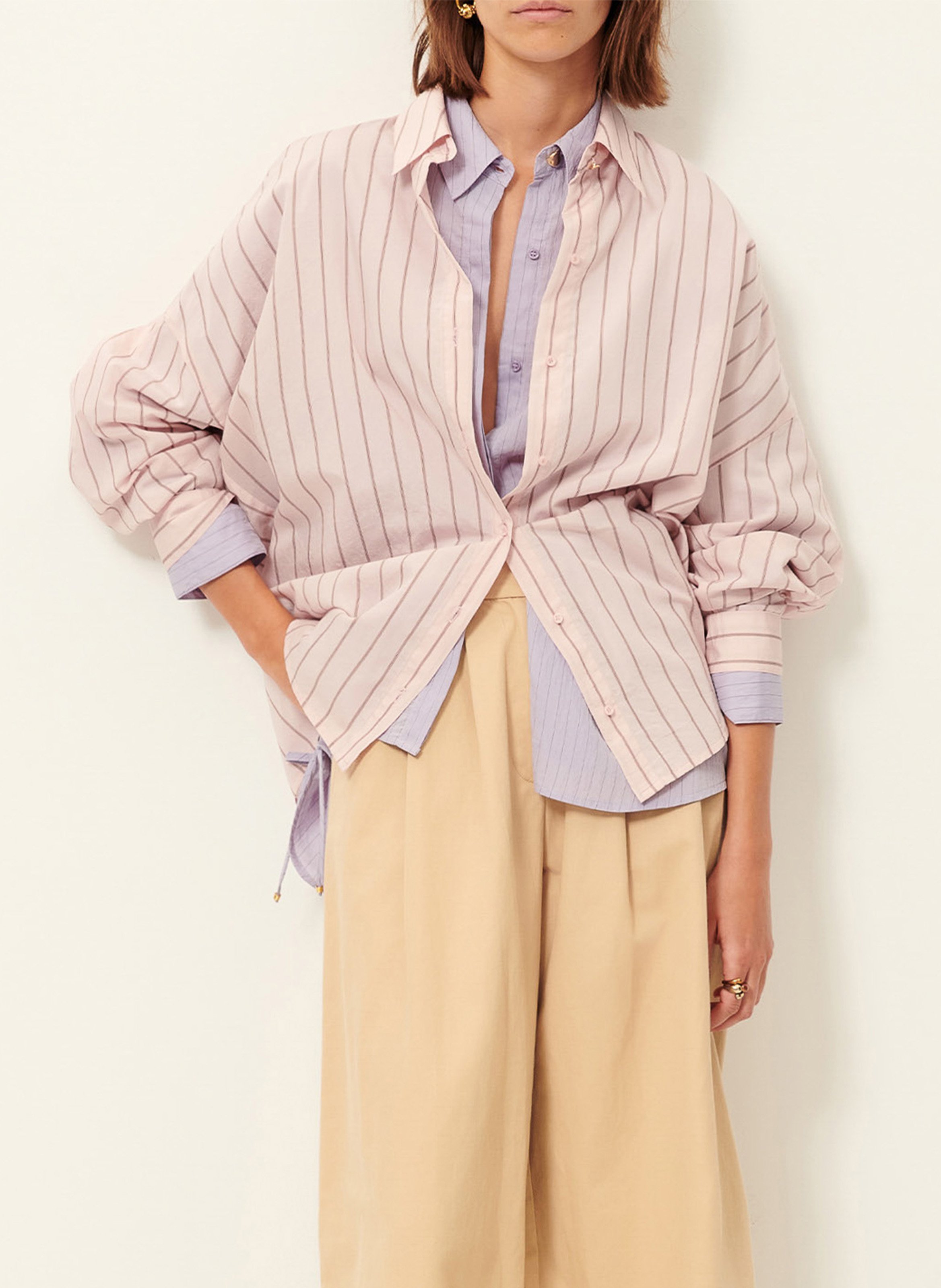 Chemise col classique  SESSUN Rose