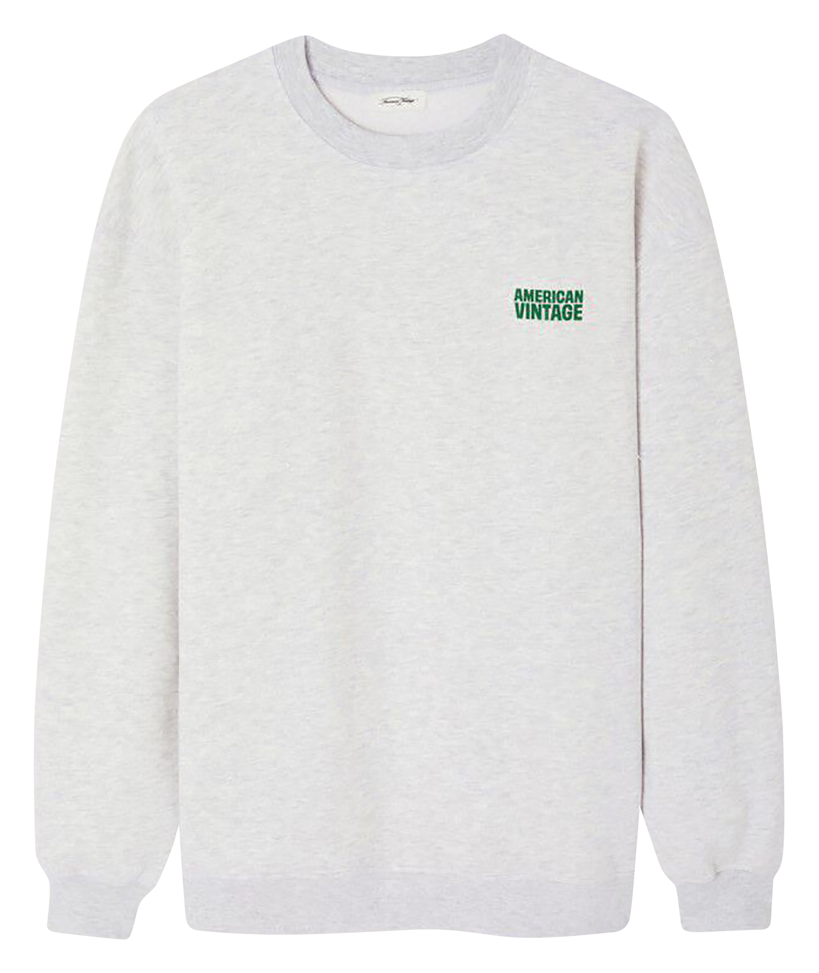 Sweat droit col rond AMERICAN VINTAGE Gris