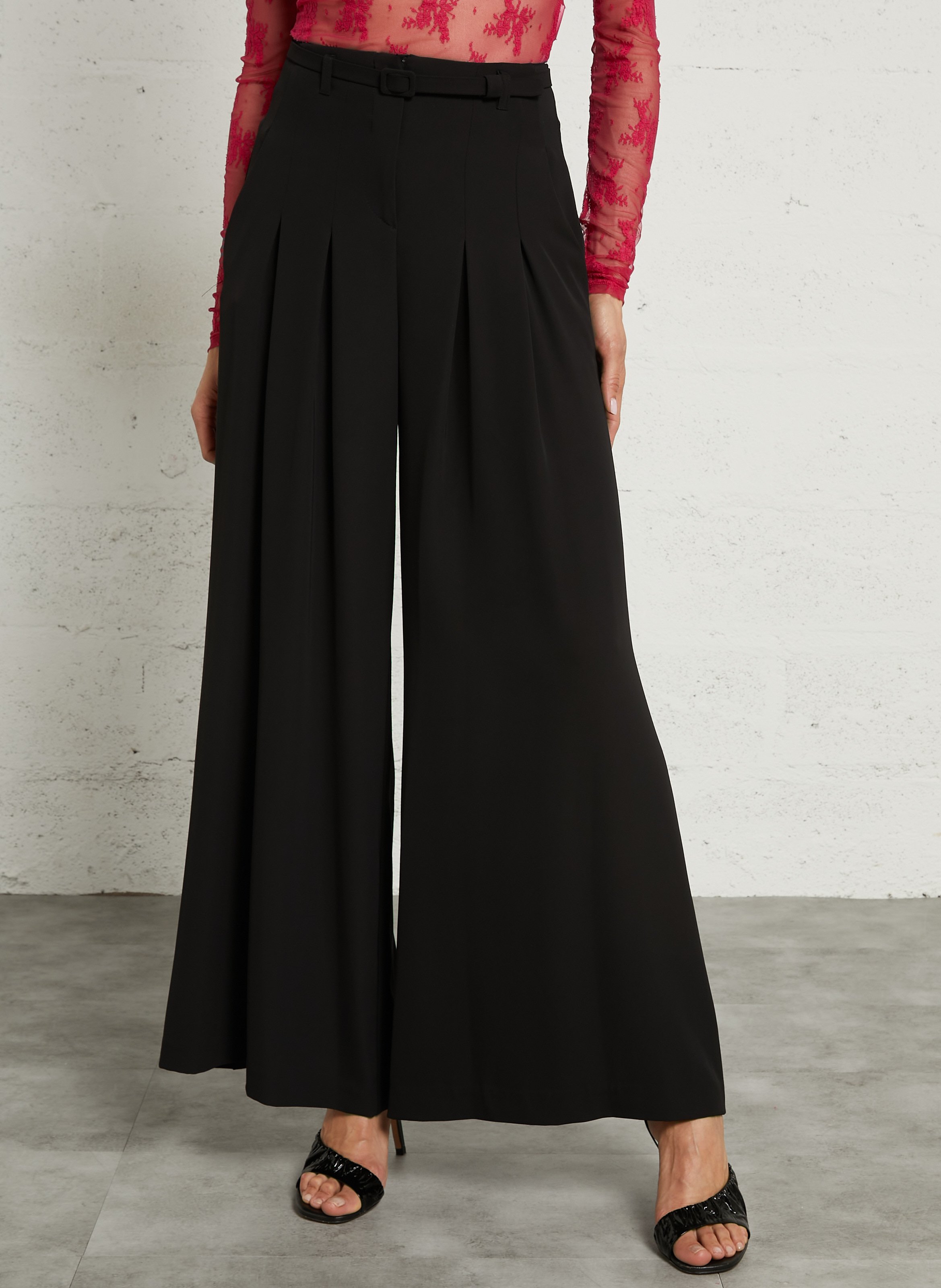 Wijde broek IMPERIAL Zwart