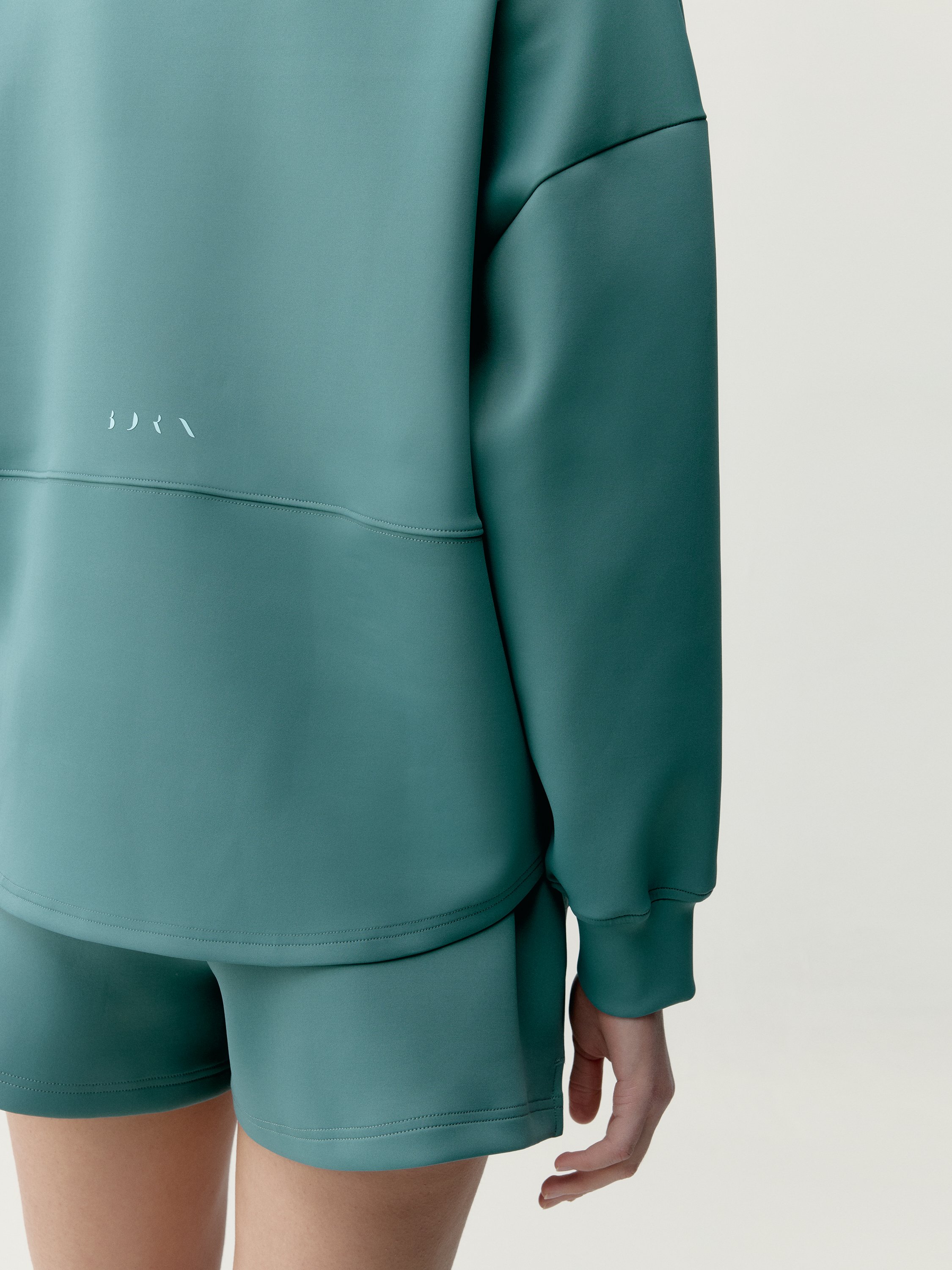 Performance Hoodless Recovery Sweatshirt BORN Blue