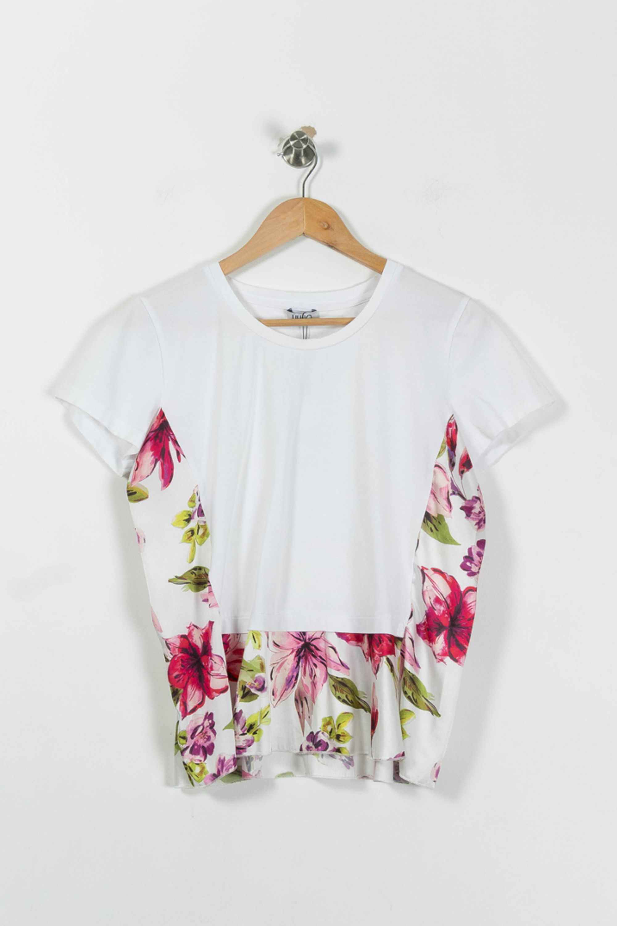 Tommy Badge T-shirt LIU JO - SECONDE MAIN White