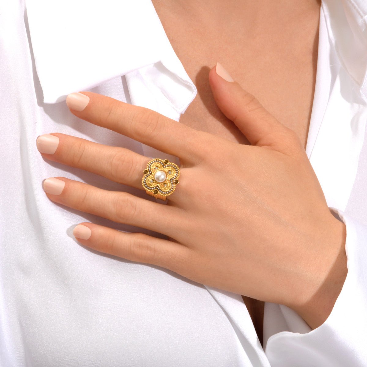 Bague ajustable   ajustable SATELLITE PARIS Gris