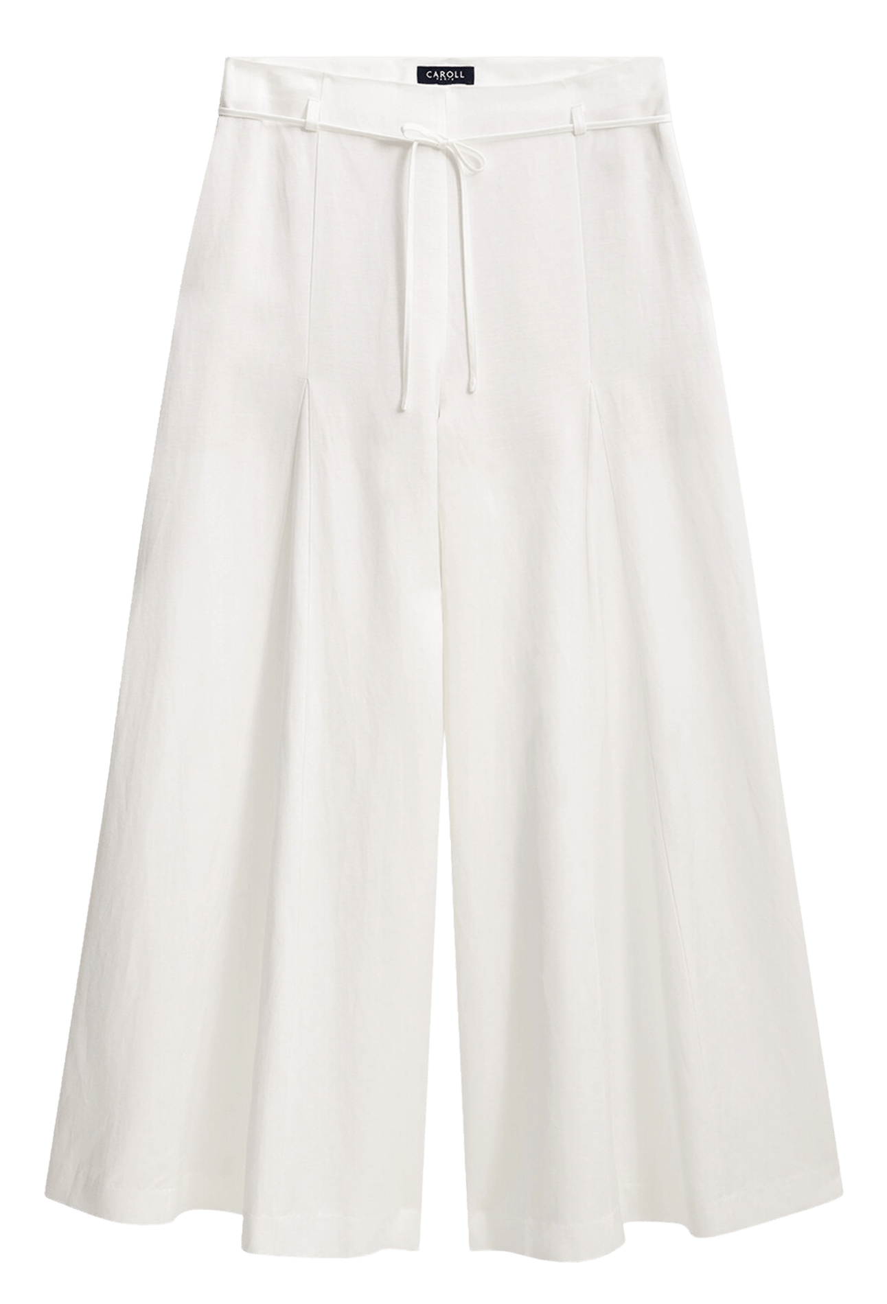 Fluid wide-leg pants CAROLL Beige