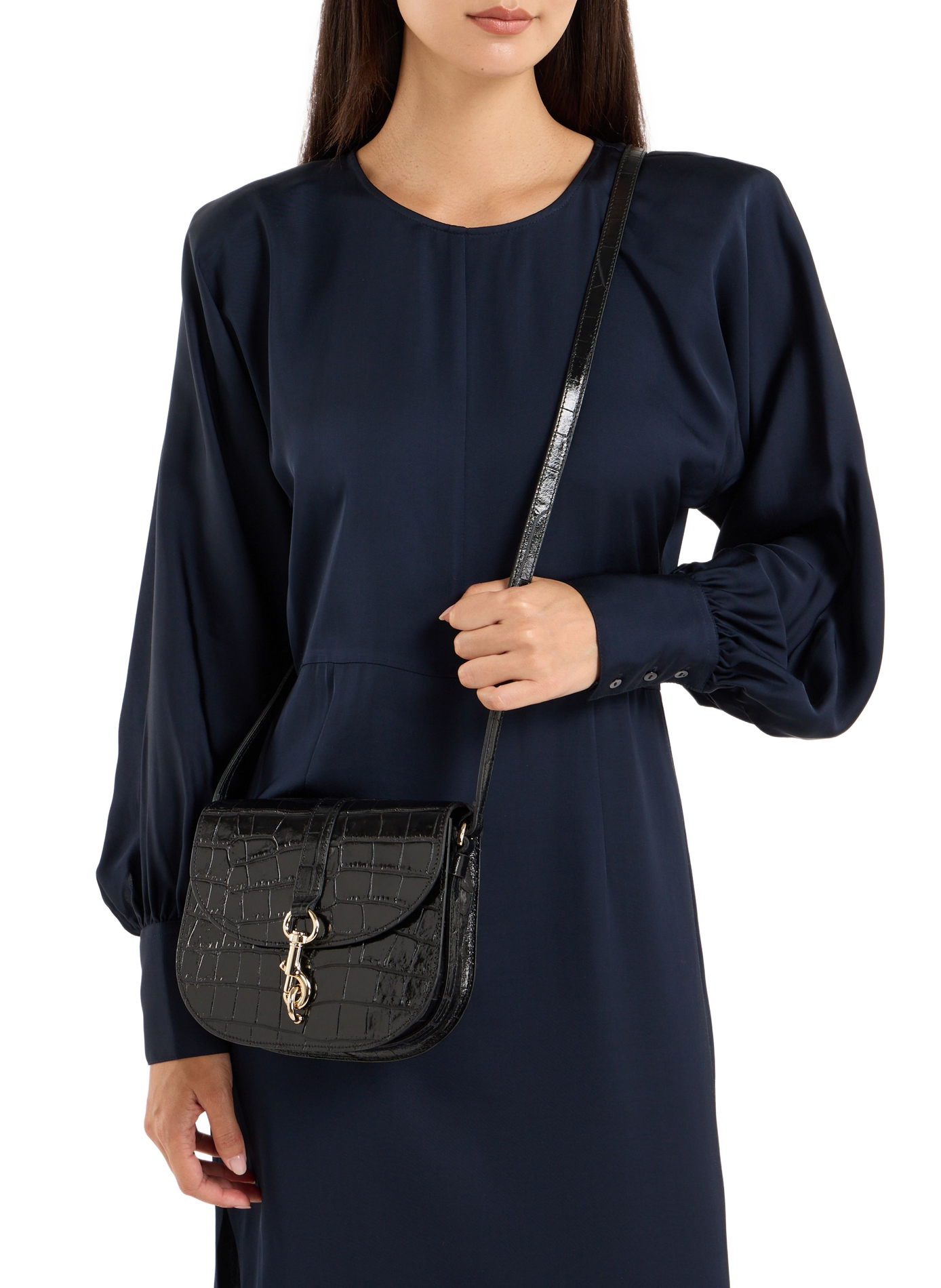 Idys leather shoulder bag | Black SAISON 1865 Women