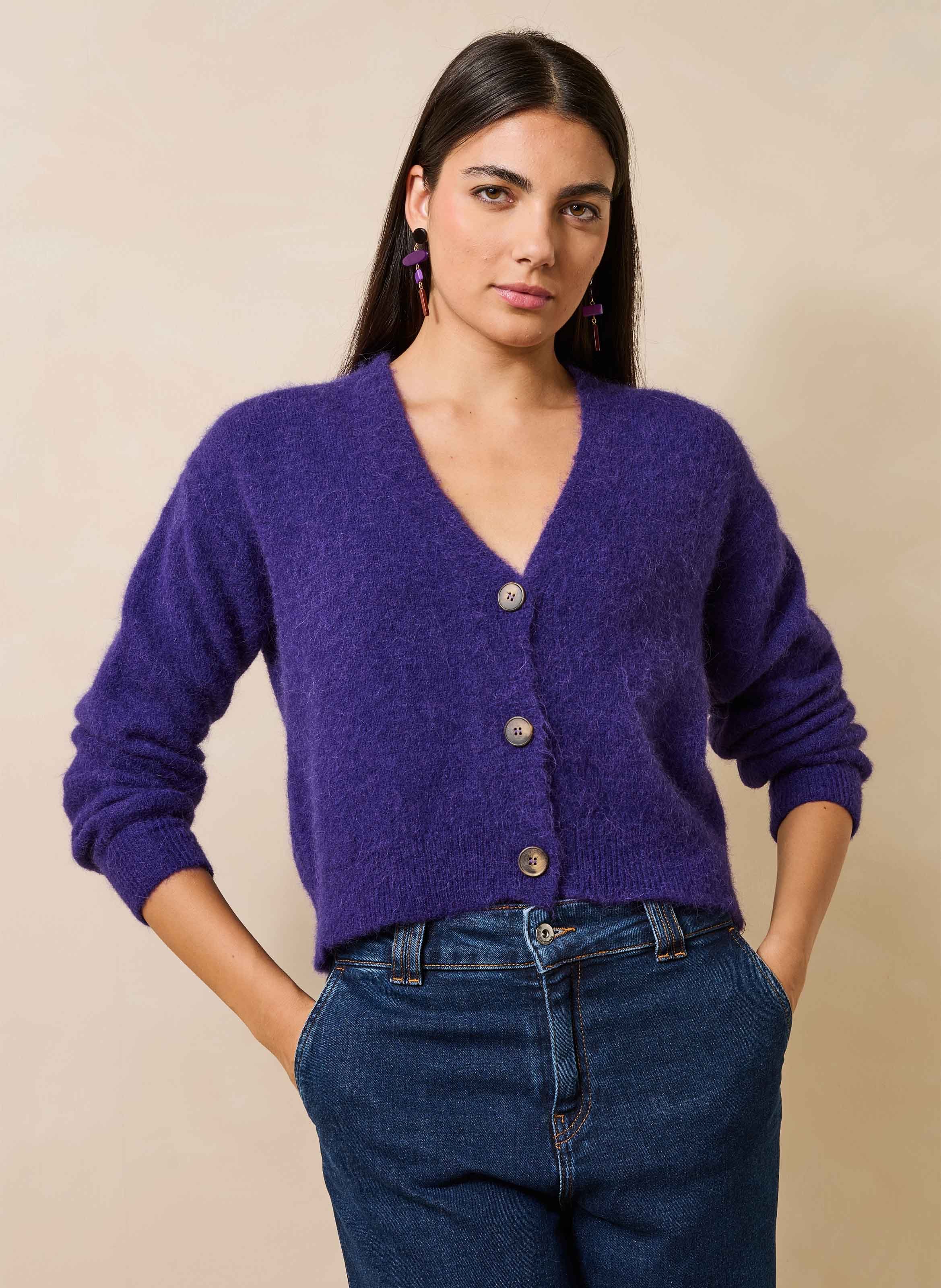 Oversized wool-blend cardigan LA FEE MARABOUTEE