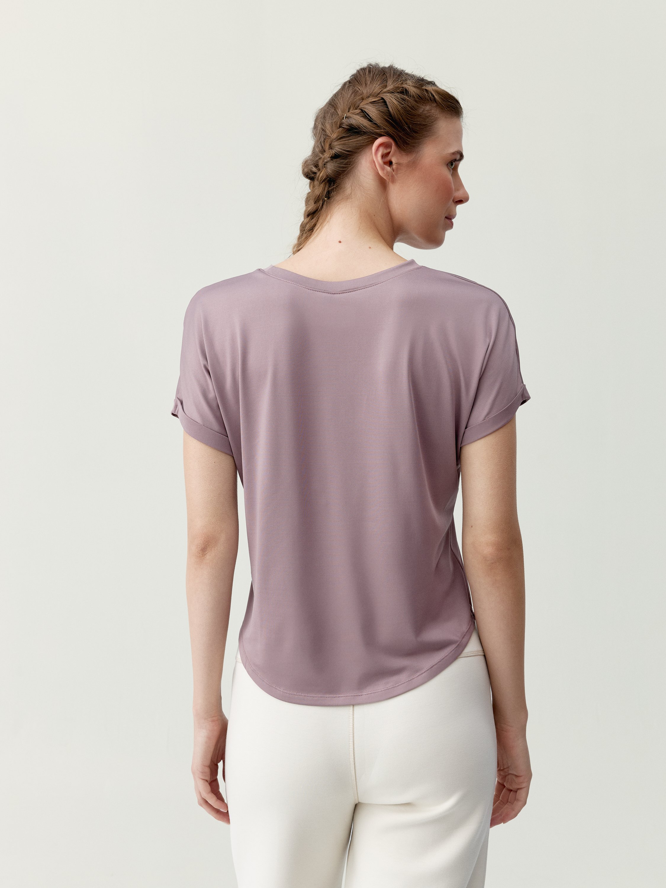 Short-sleeved azami t-shirt BORN Pink