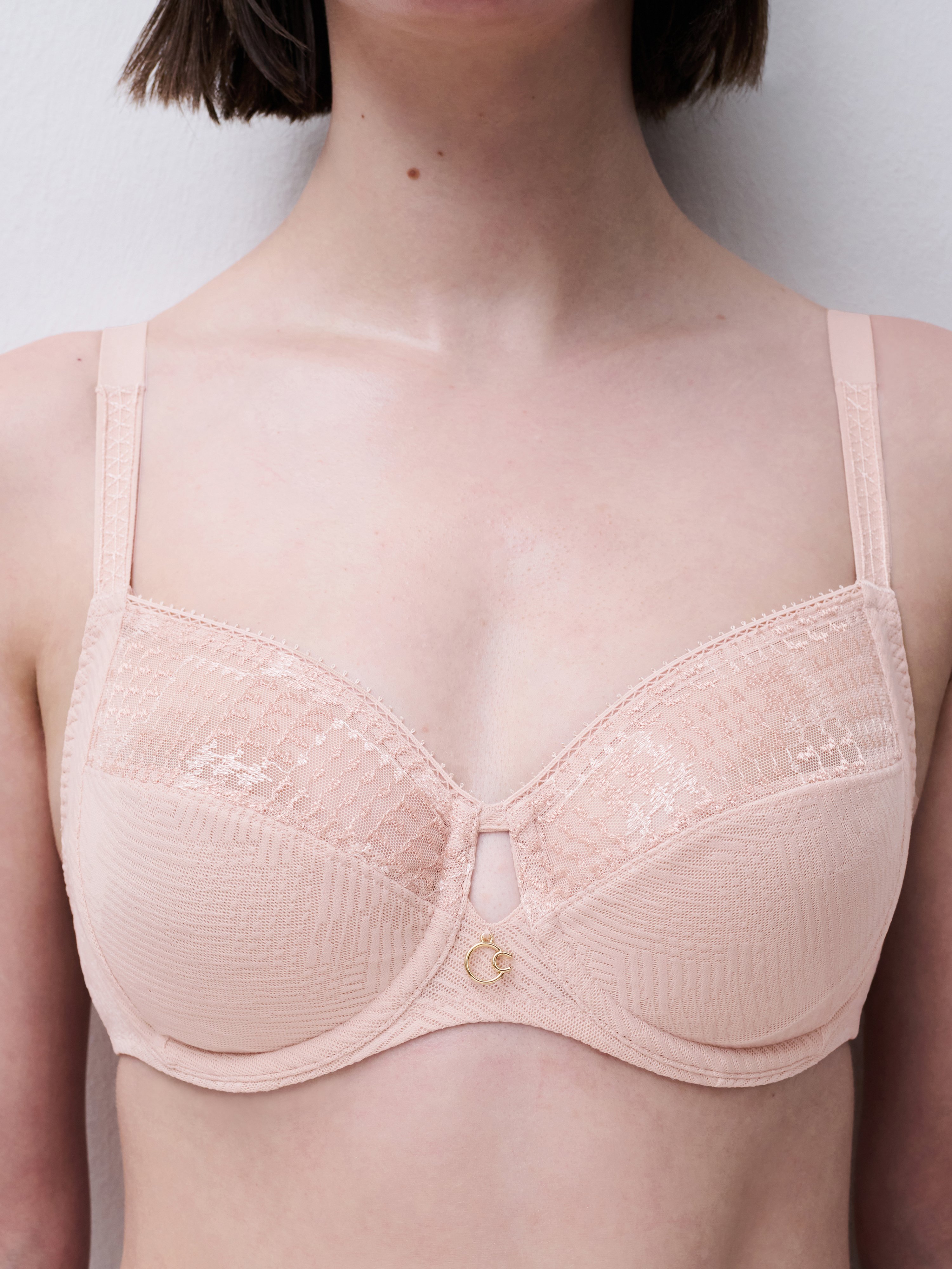 Full-cup bra CHANTELLE Pink