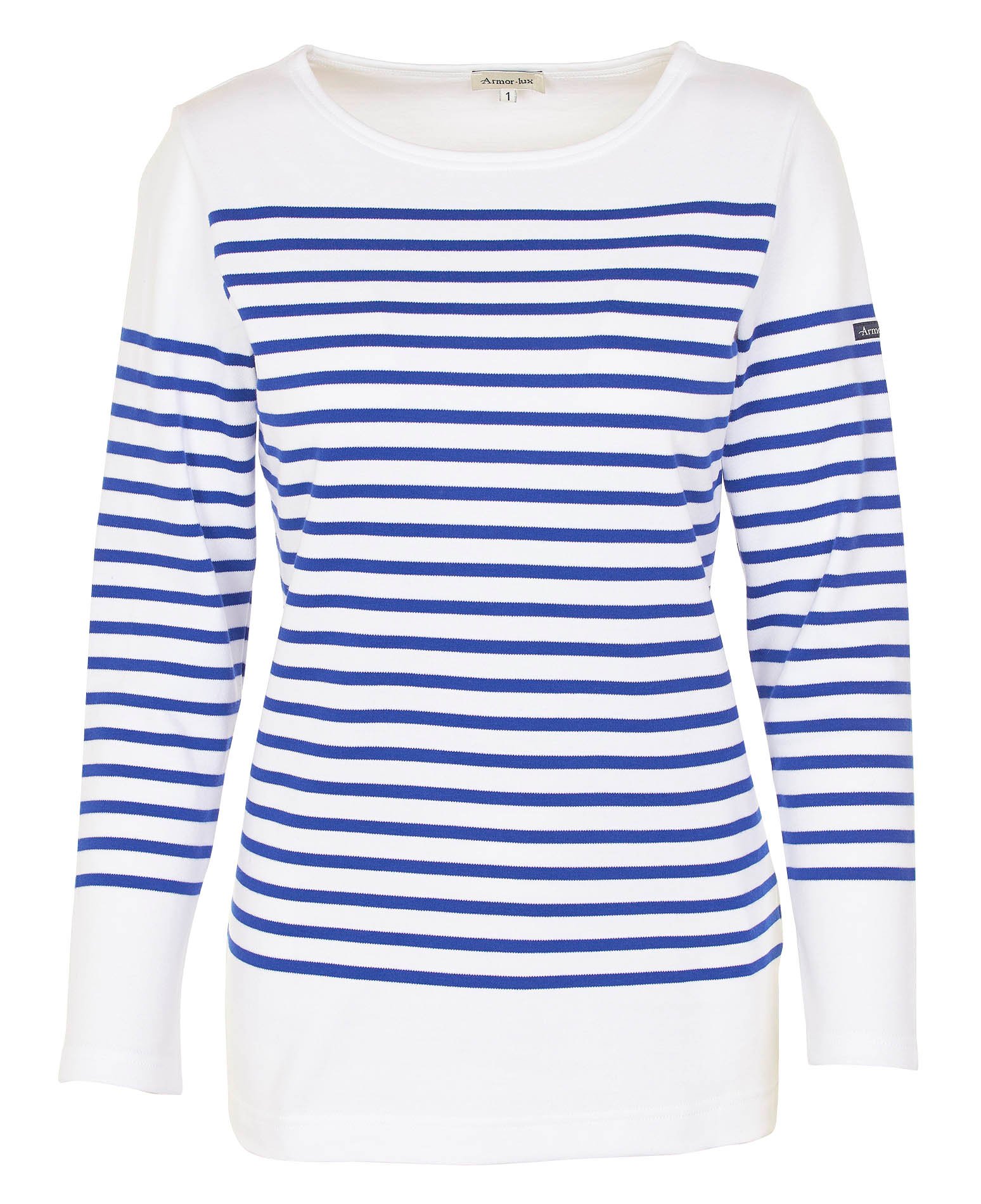 Jersey Breton top with boat neck ARMOR LUX