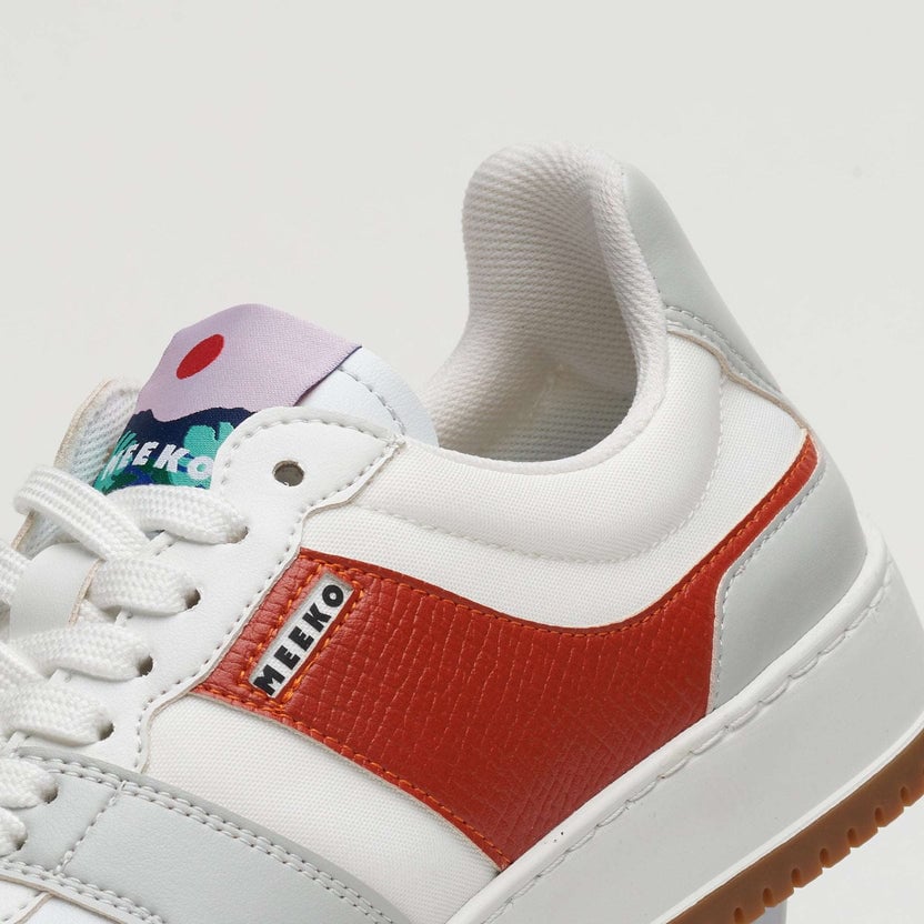 Eco-friendly low-top sneakers MEEKO Orange
