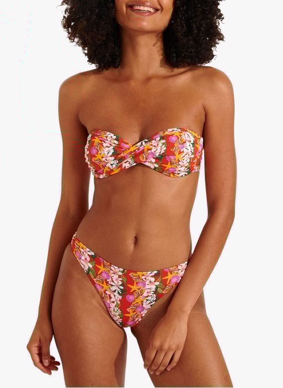 Banana Moon Costume Da Bagno Blu Elettrico Fascia Bikini A