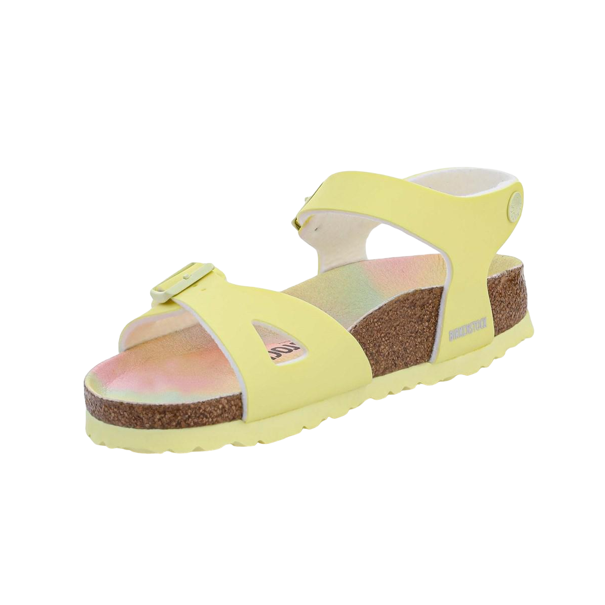 Faux leather sandals BIRKENSTOCK Yellow