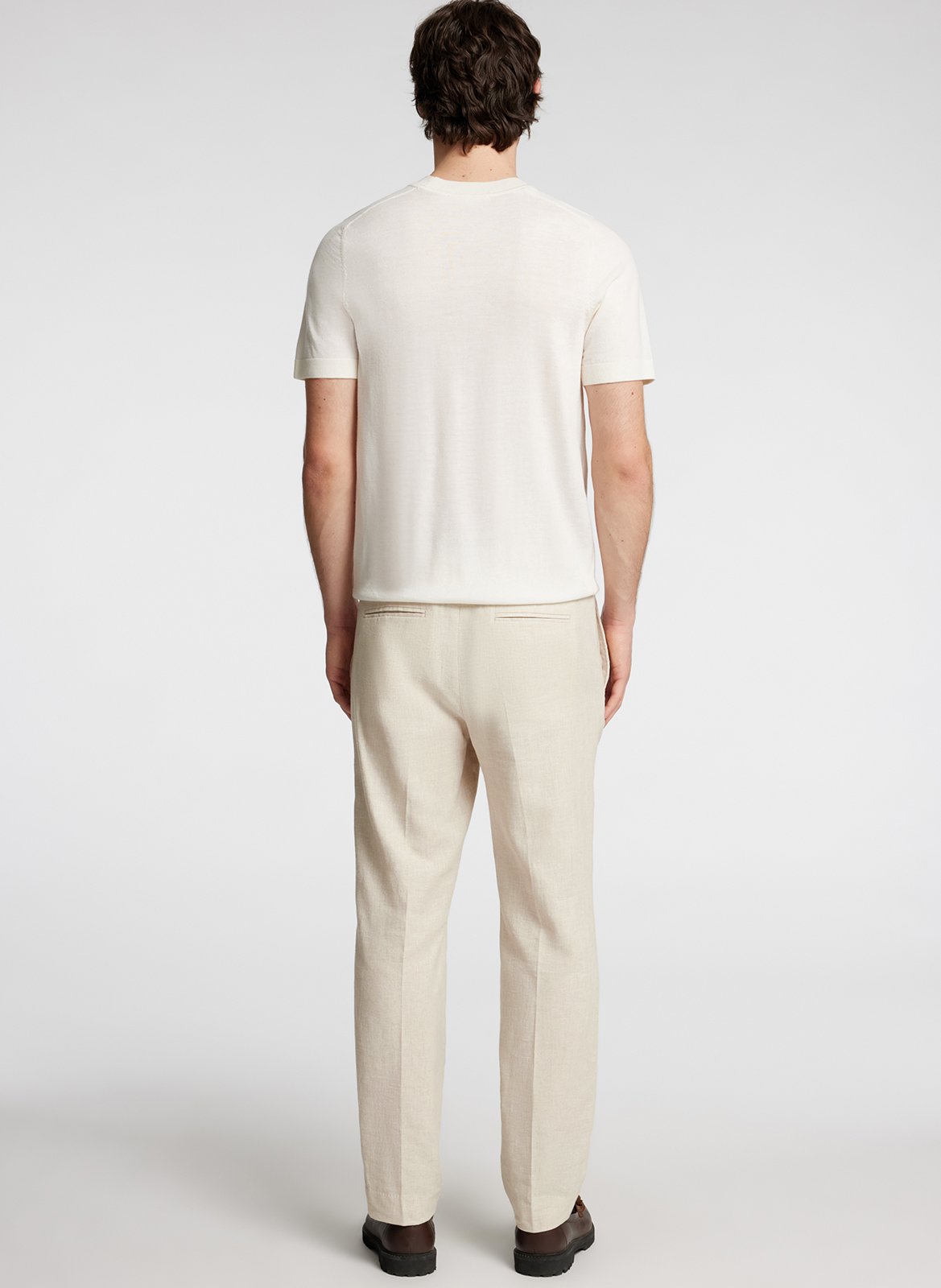 Pleated trousers SELECTED Beige