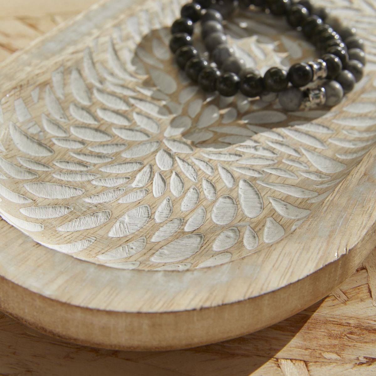 Wooden tray FACTORY Beige