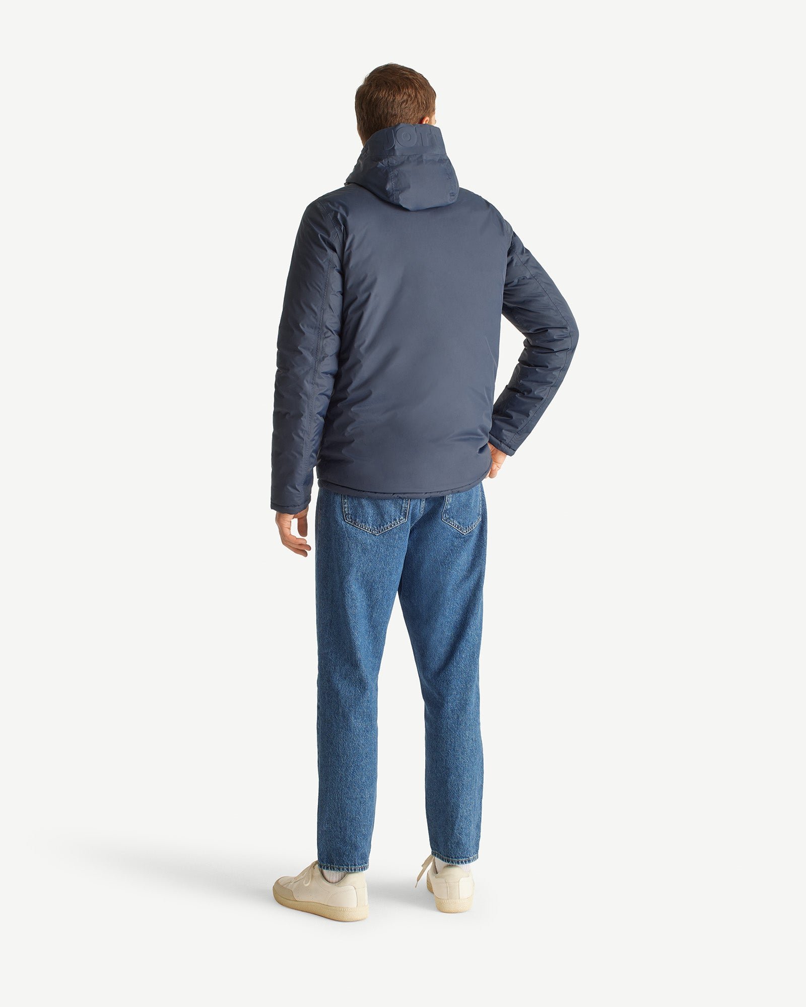 Reversible hooded puffer jacket bergen JOTT Blue