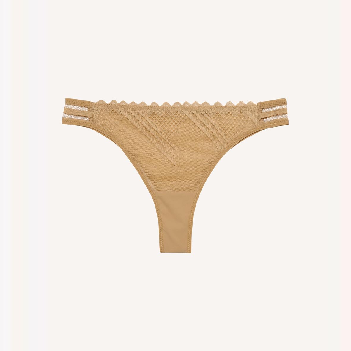 Cotton tanga PASSIONATA Brown