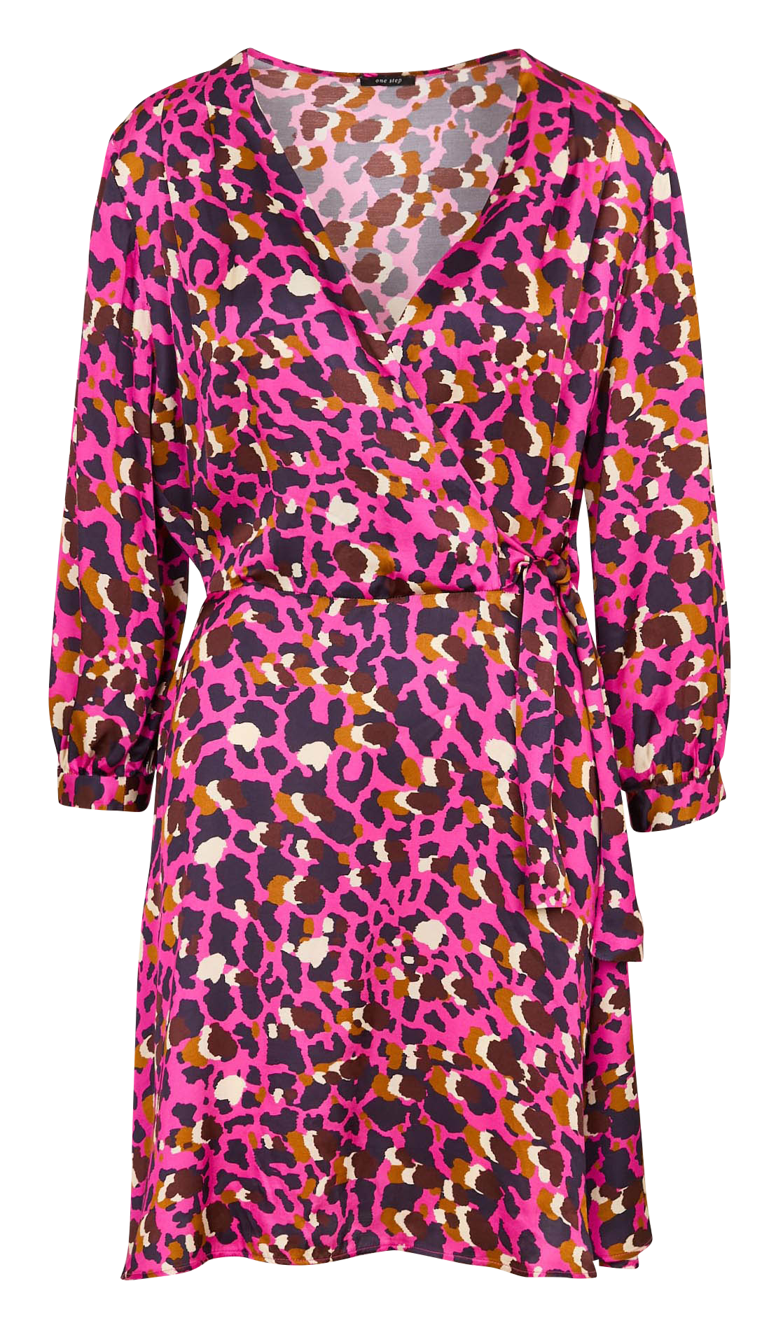 Crepe dress ONE STEP Pink