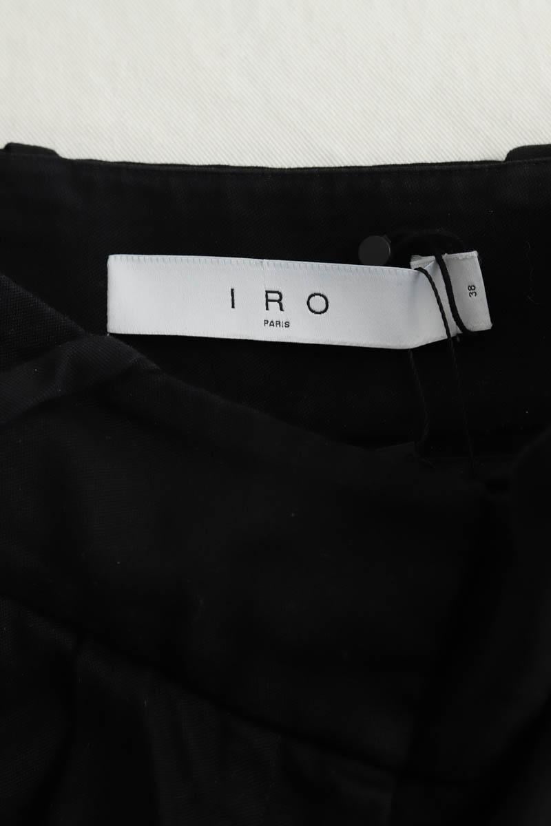 Slim-fit cotton cargo pants IRO - Seconde Main Black