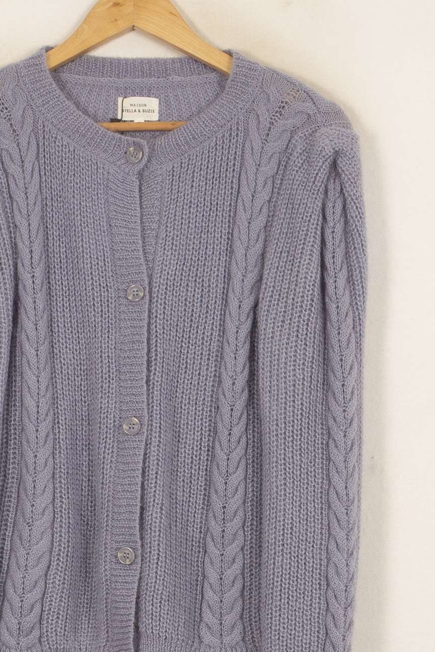 Cardigan MAISON STELLA & SUZIE - Seconde main Purple