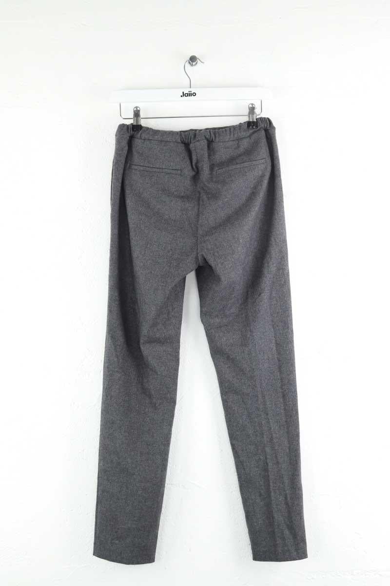 Alpha slim wool trousers CHLOE STORA - SECONDE MAIN Grey