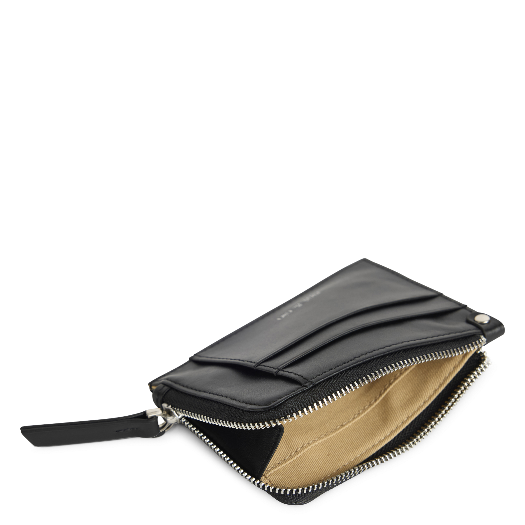 Porte-cartes en cuir NAT & NIN Noir