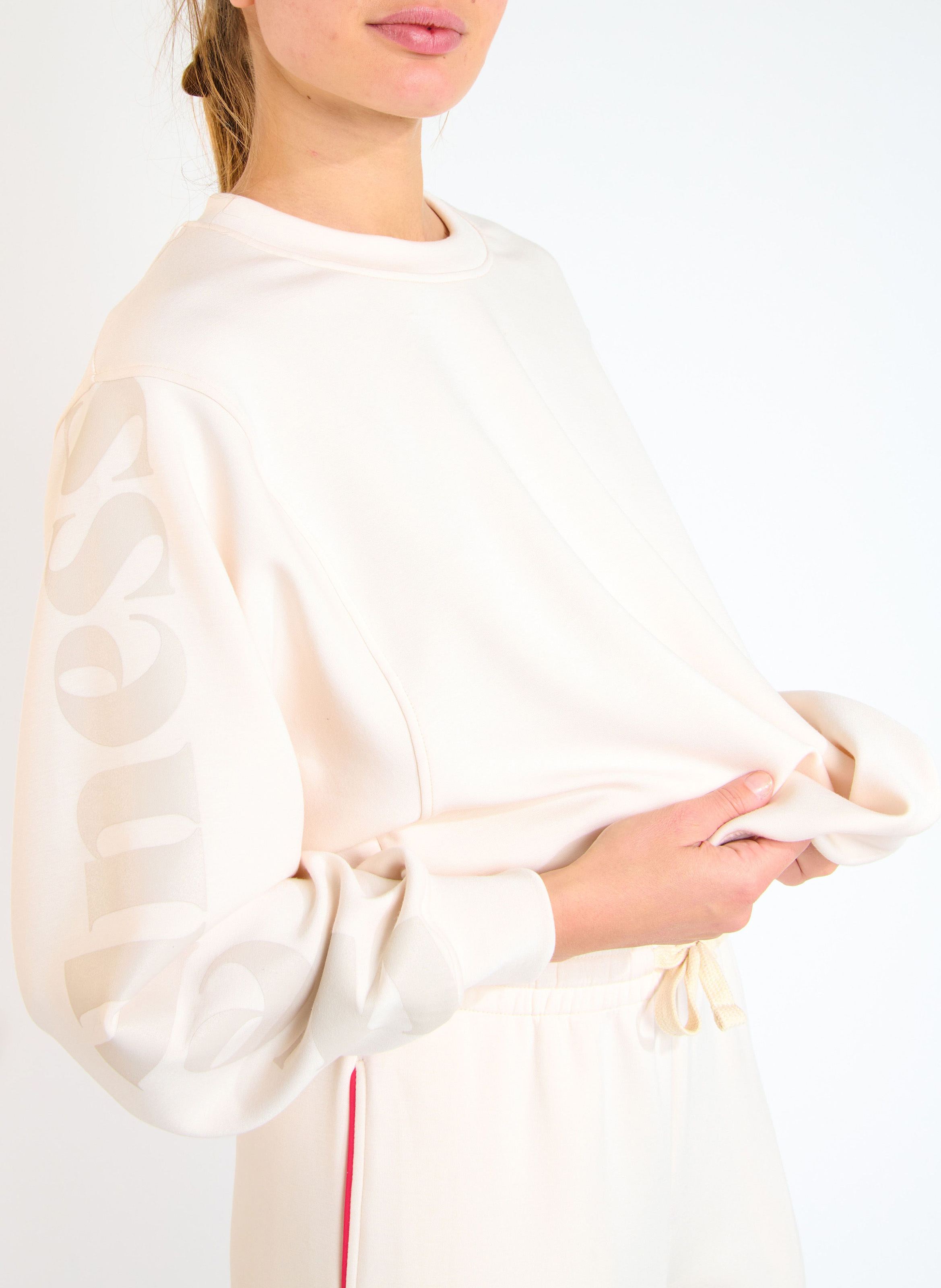 Sweat col rond BANANA MOON Beige