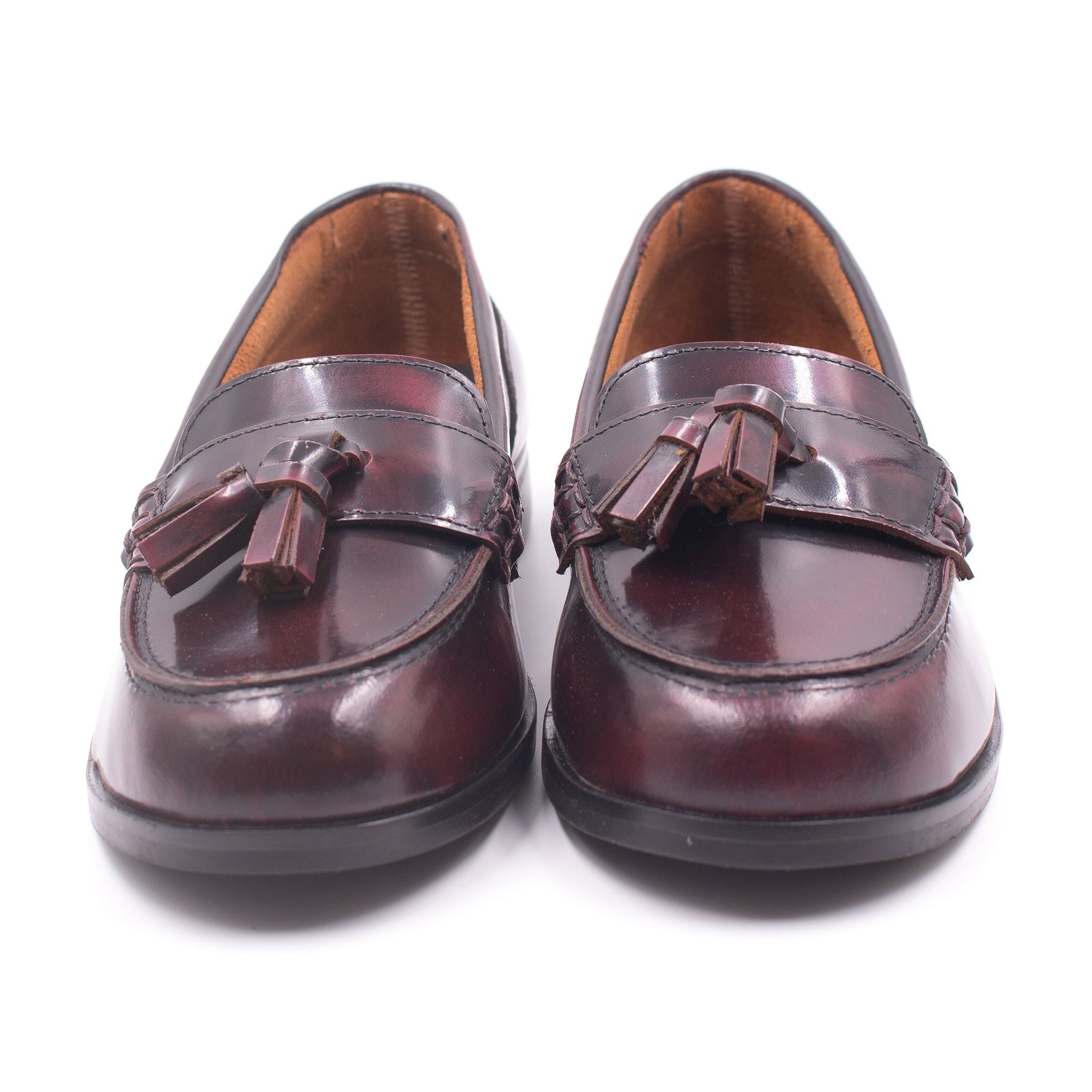 Mocassins fille à pompoms Boni & Sidonie Rouge