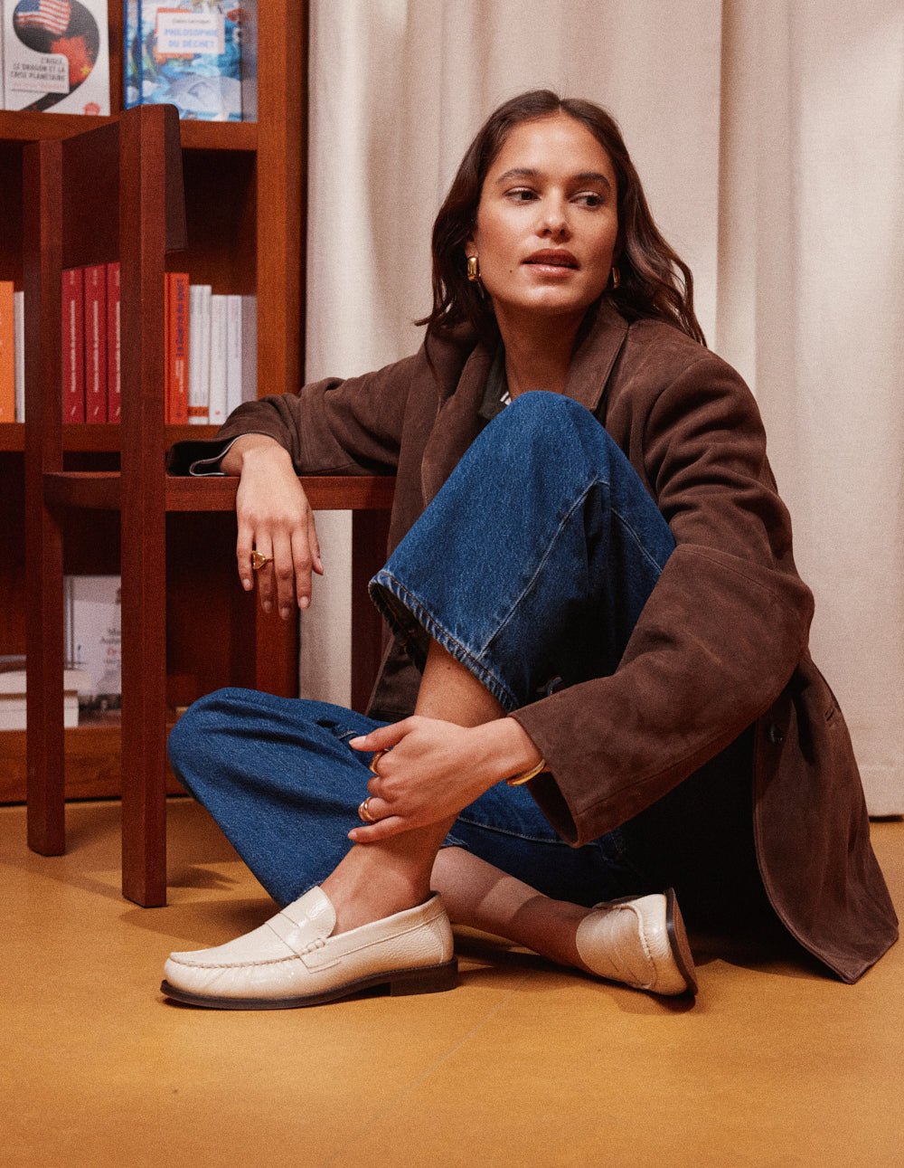 Moccasins ODAJE EX. M.MOUSTACHE Beige