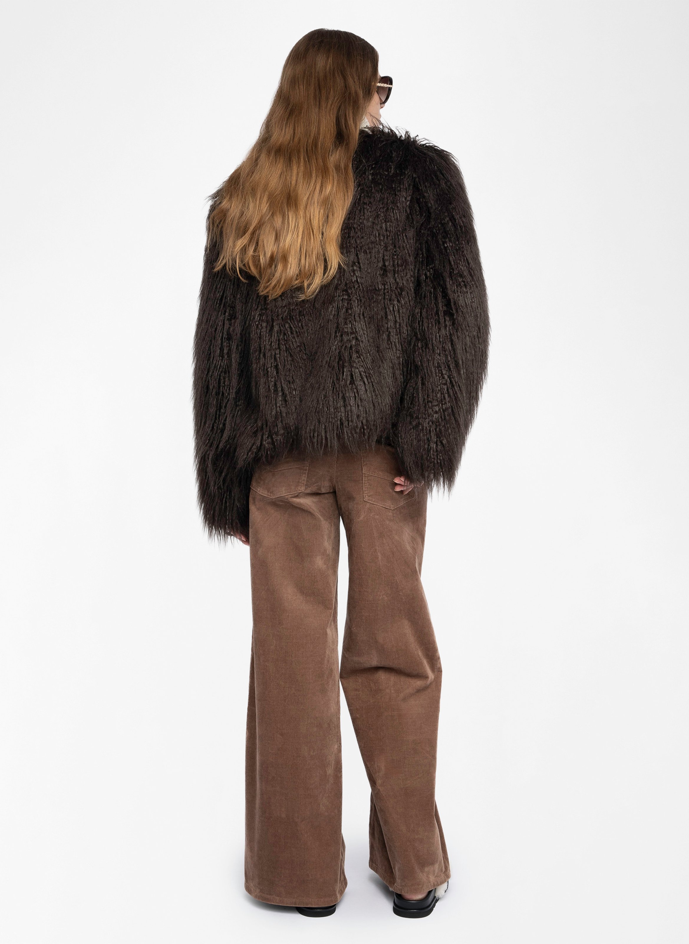 Cappotto scollo tondo ZADIG&VOLTAIRE Marrone