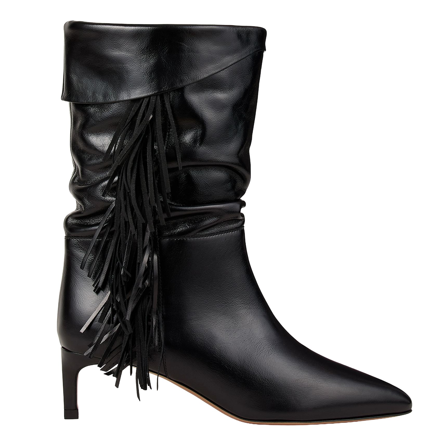 Bottines en cuir BA&SH Noir
