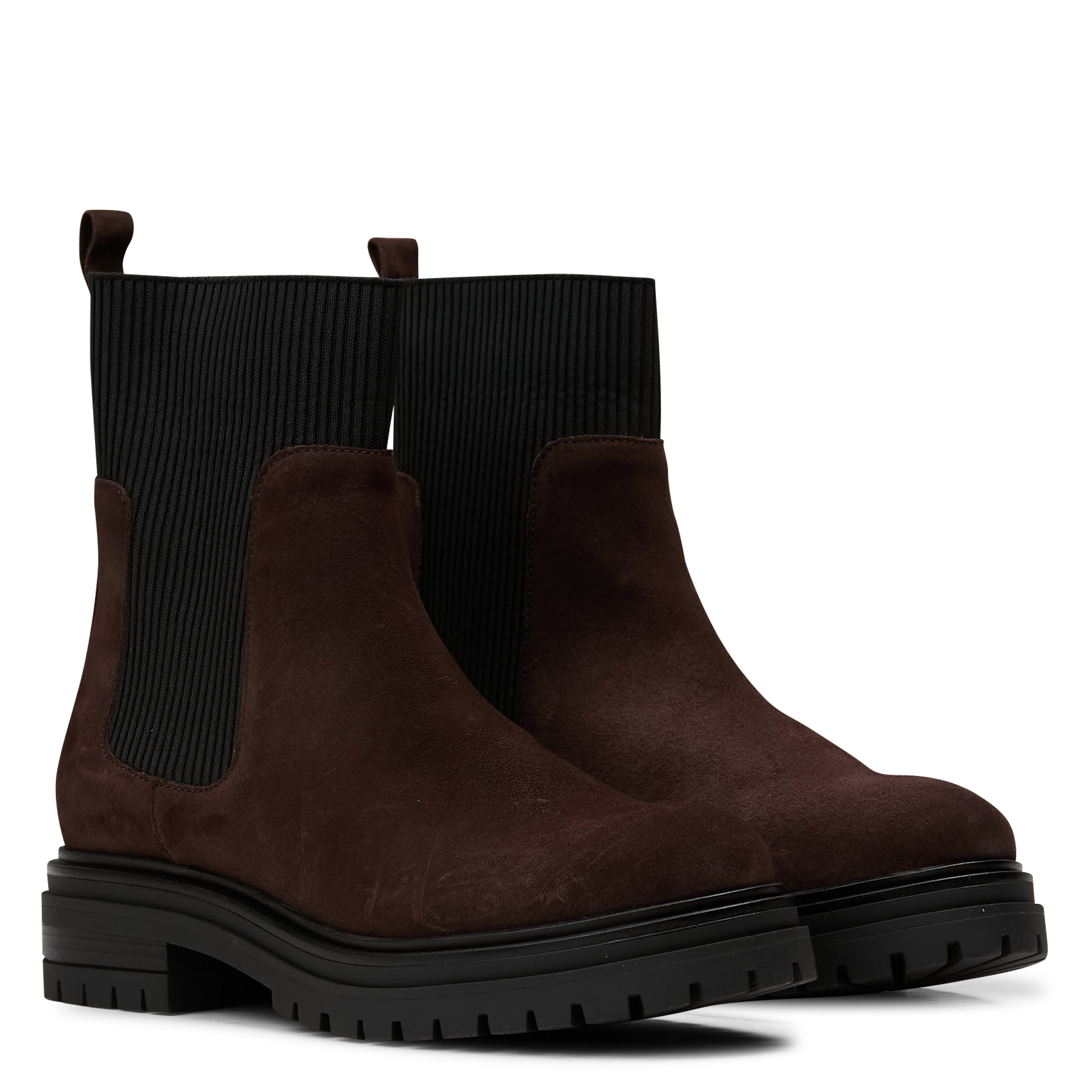 Bottines en cuir velours MELLOW YELLOW Marron