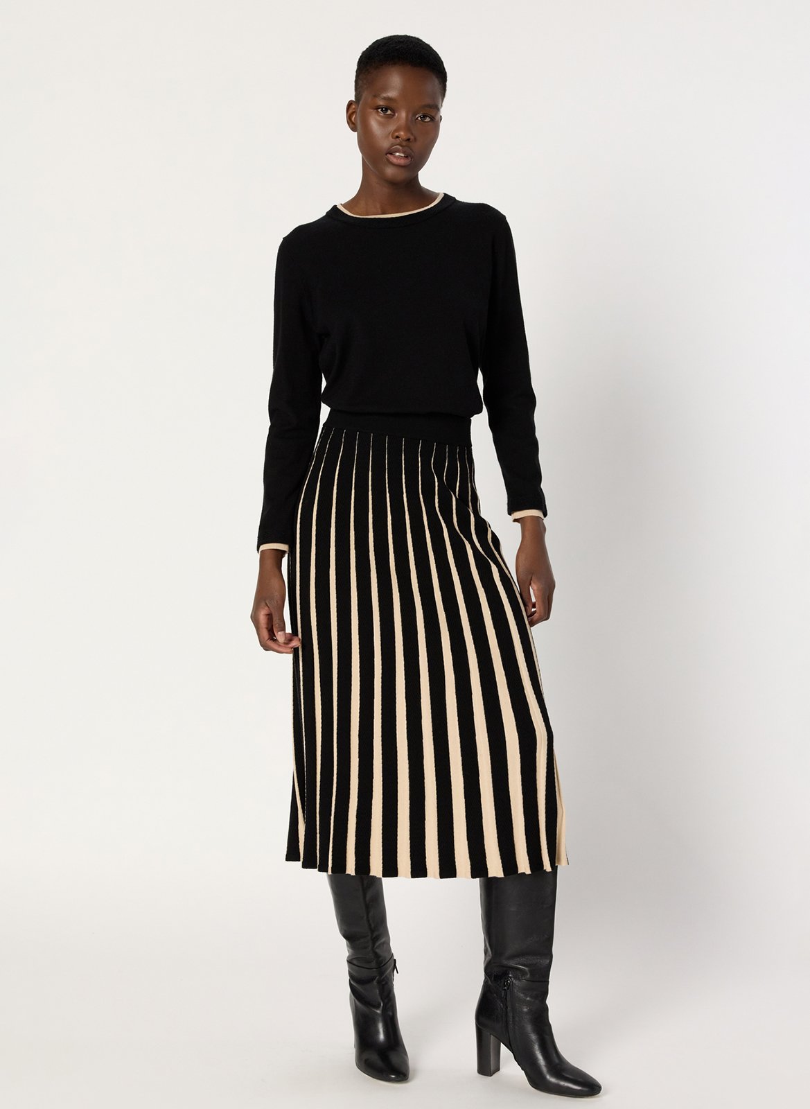 Pull col rond GERARD DAREL Noir