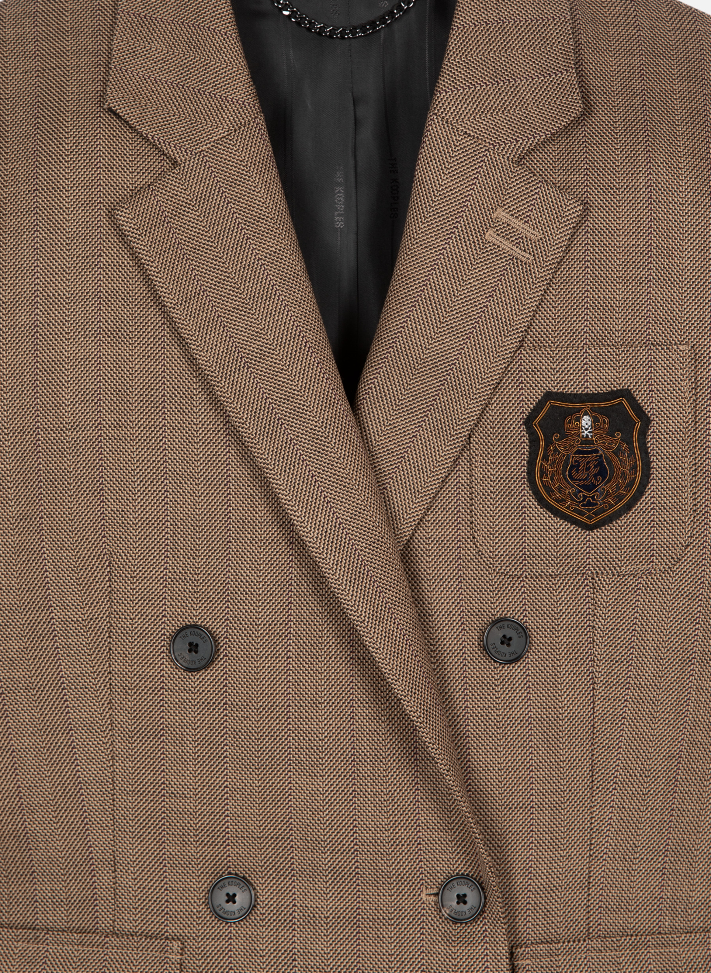 Suit jacket THE KOOPLES Brown