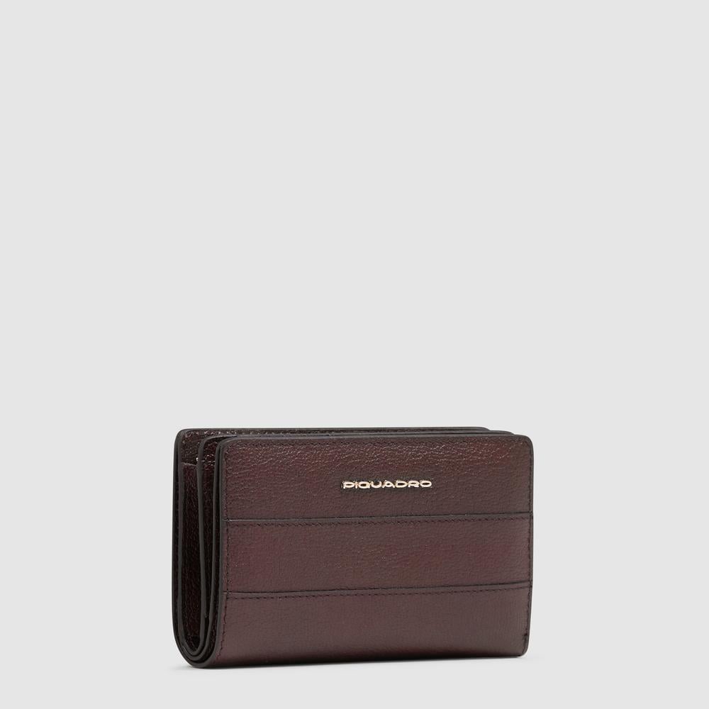 Babylon leather wallet PIQUADRO Red