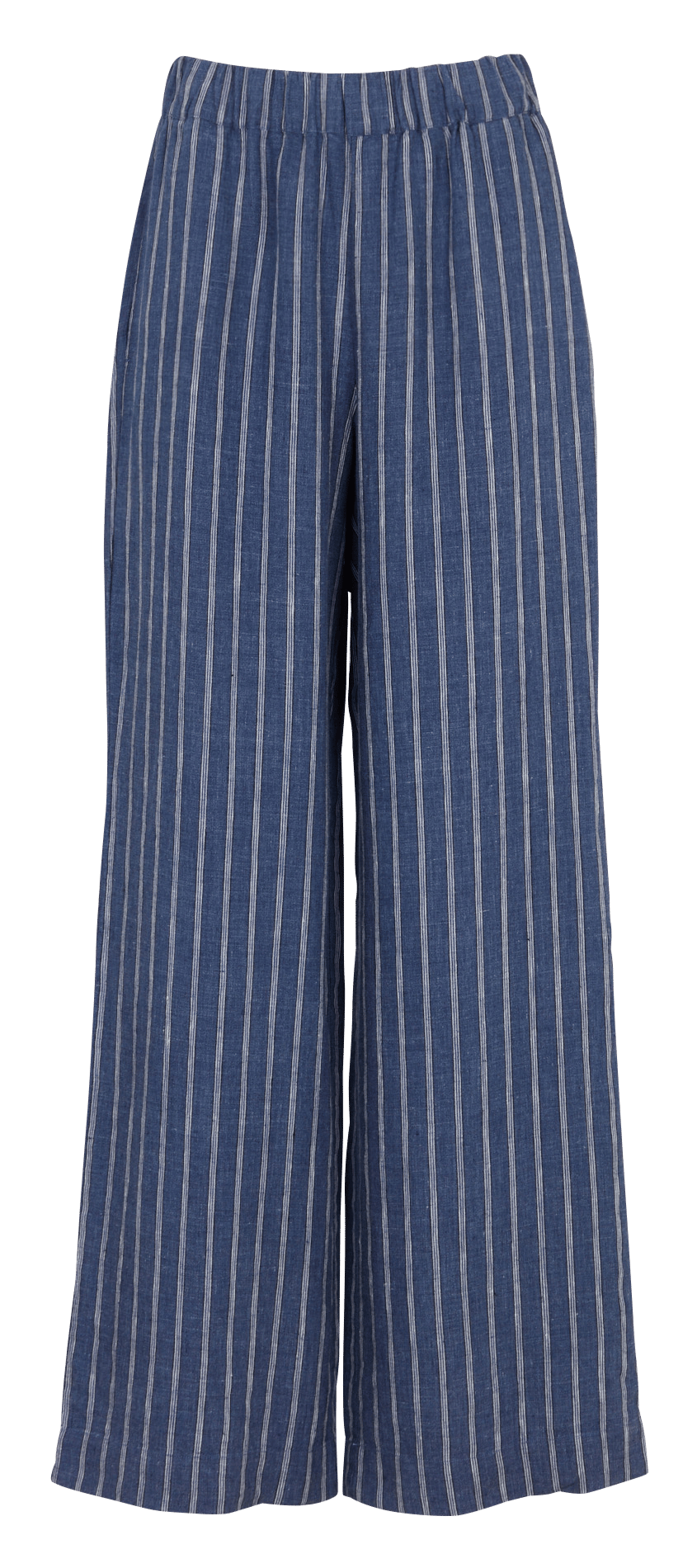 High-waisted wide-leg linen pants JC SOPHIE Blue