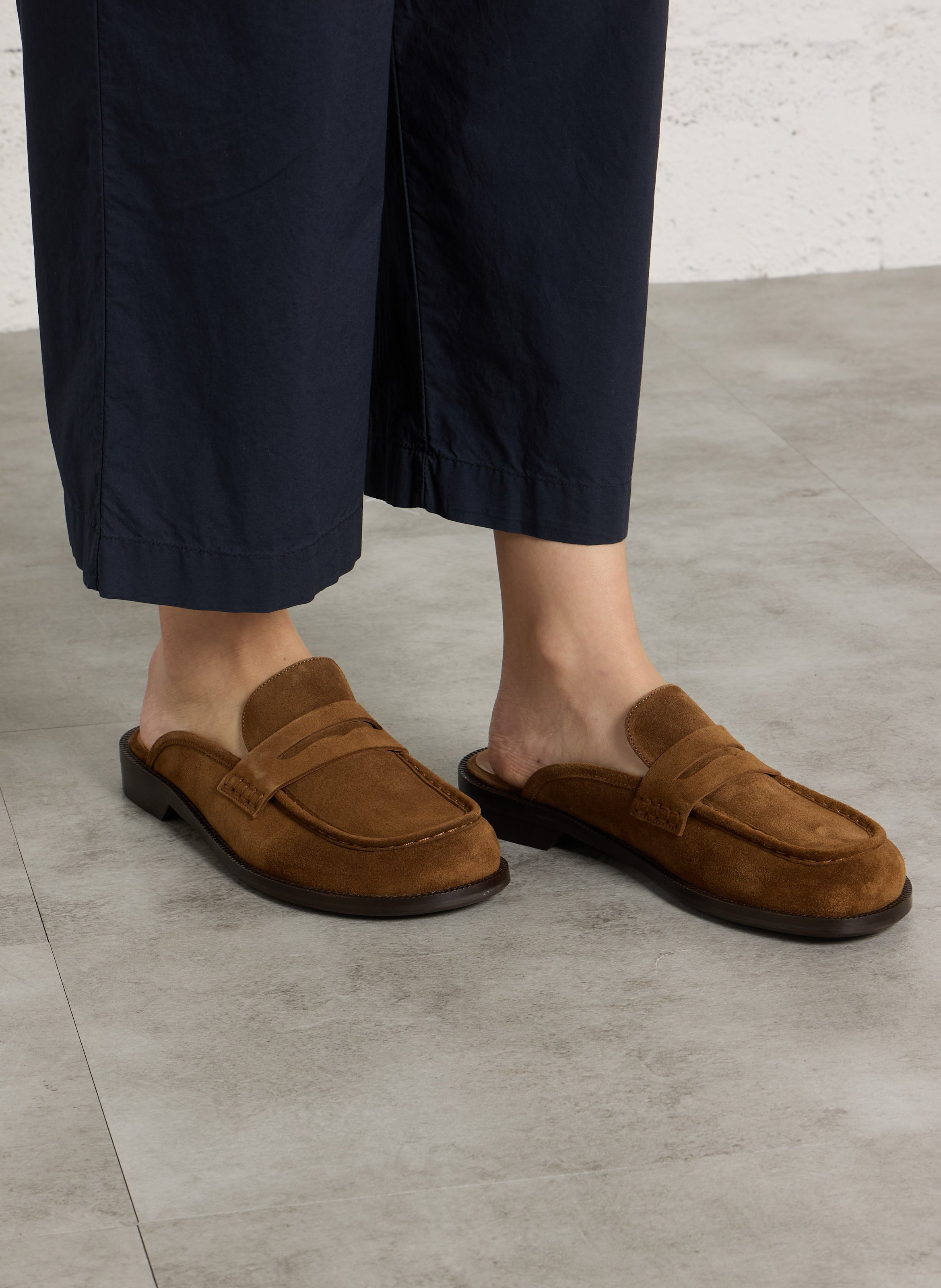 Mocassins en cuir BILLI BI Marron