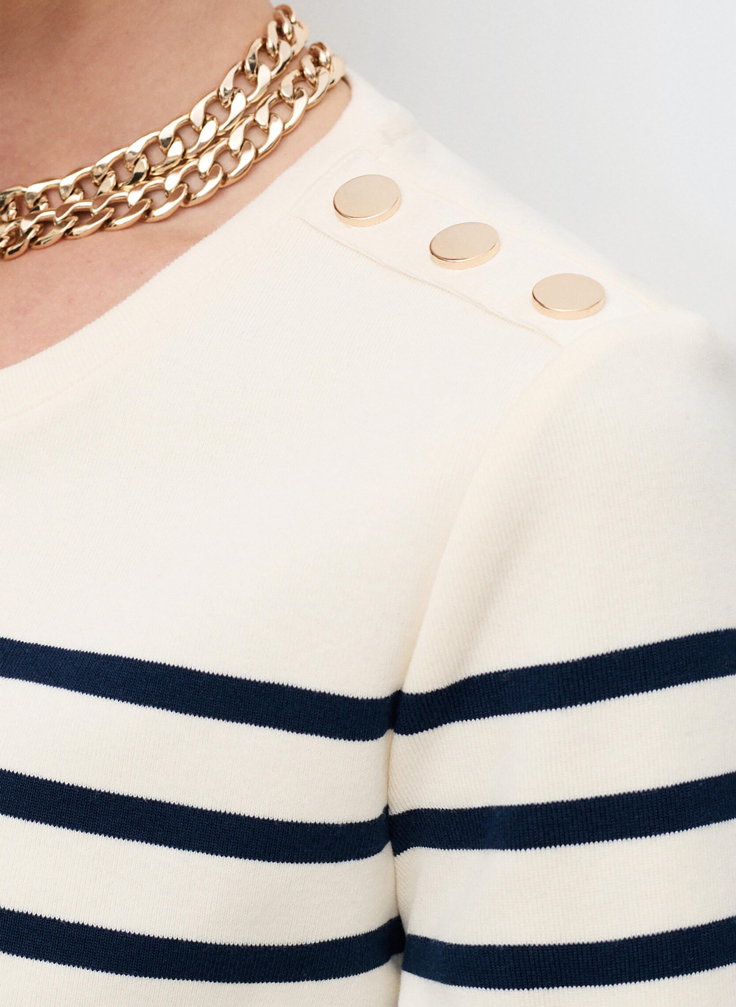 Camiseta con cuello redondo  CAROLL Beige