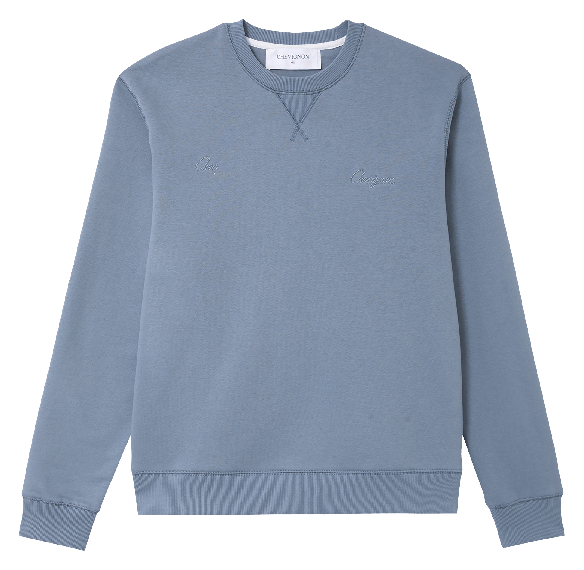 Sweat ample uni à broderie marque  CHEVIGNON