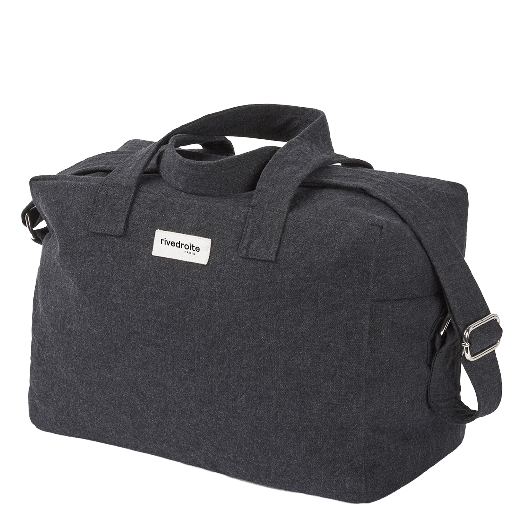 Sac à main en coton mélangé RIVEDROITE PARIS Noir