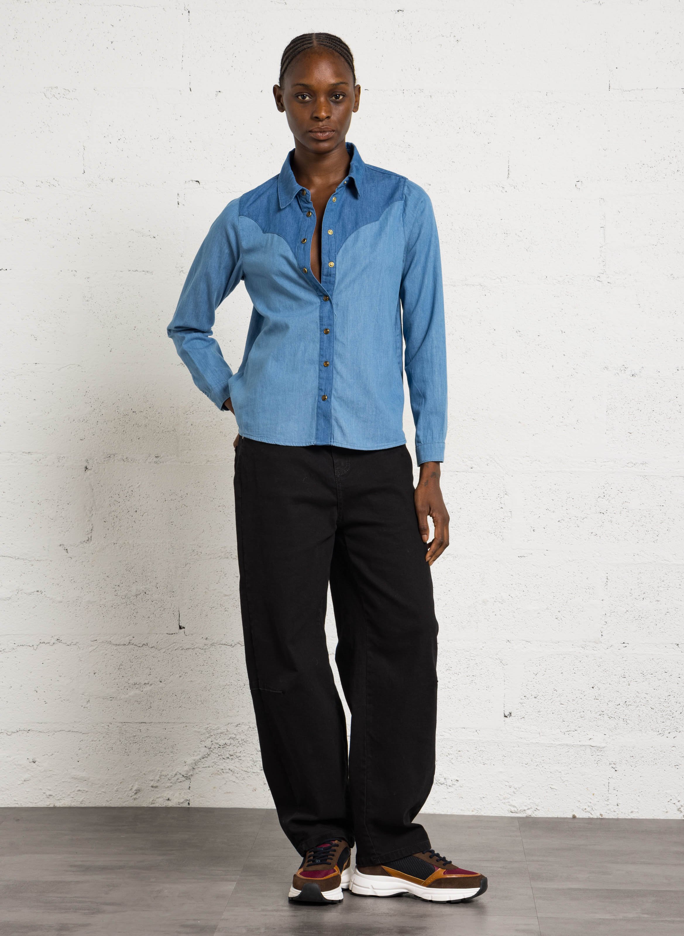 Chemise oversize en coton LA PETITE ETOILE Jean Stone