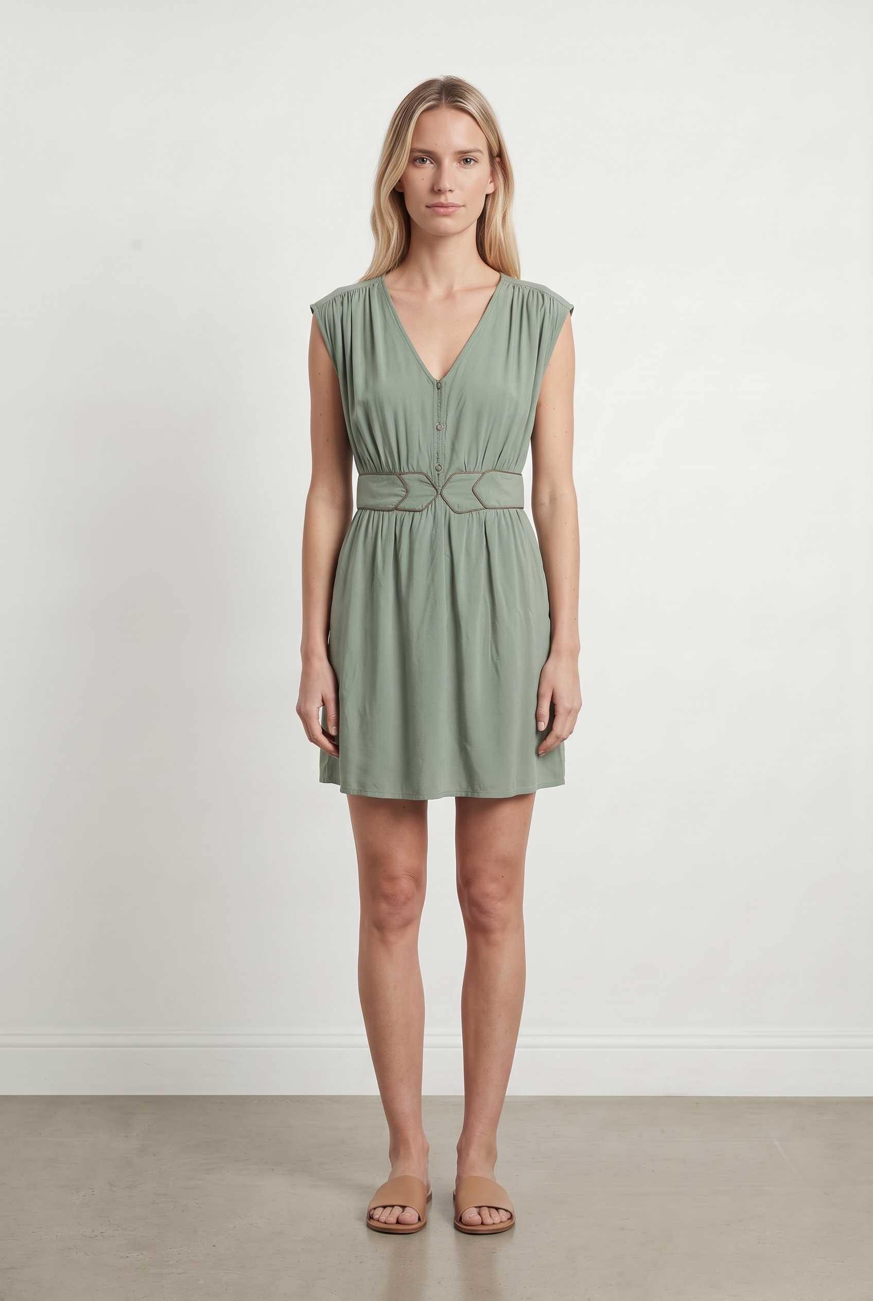 Short & midi dress LOUIZON - Seconde main Green