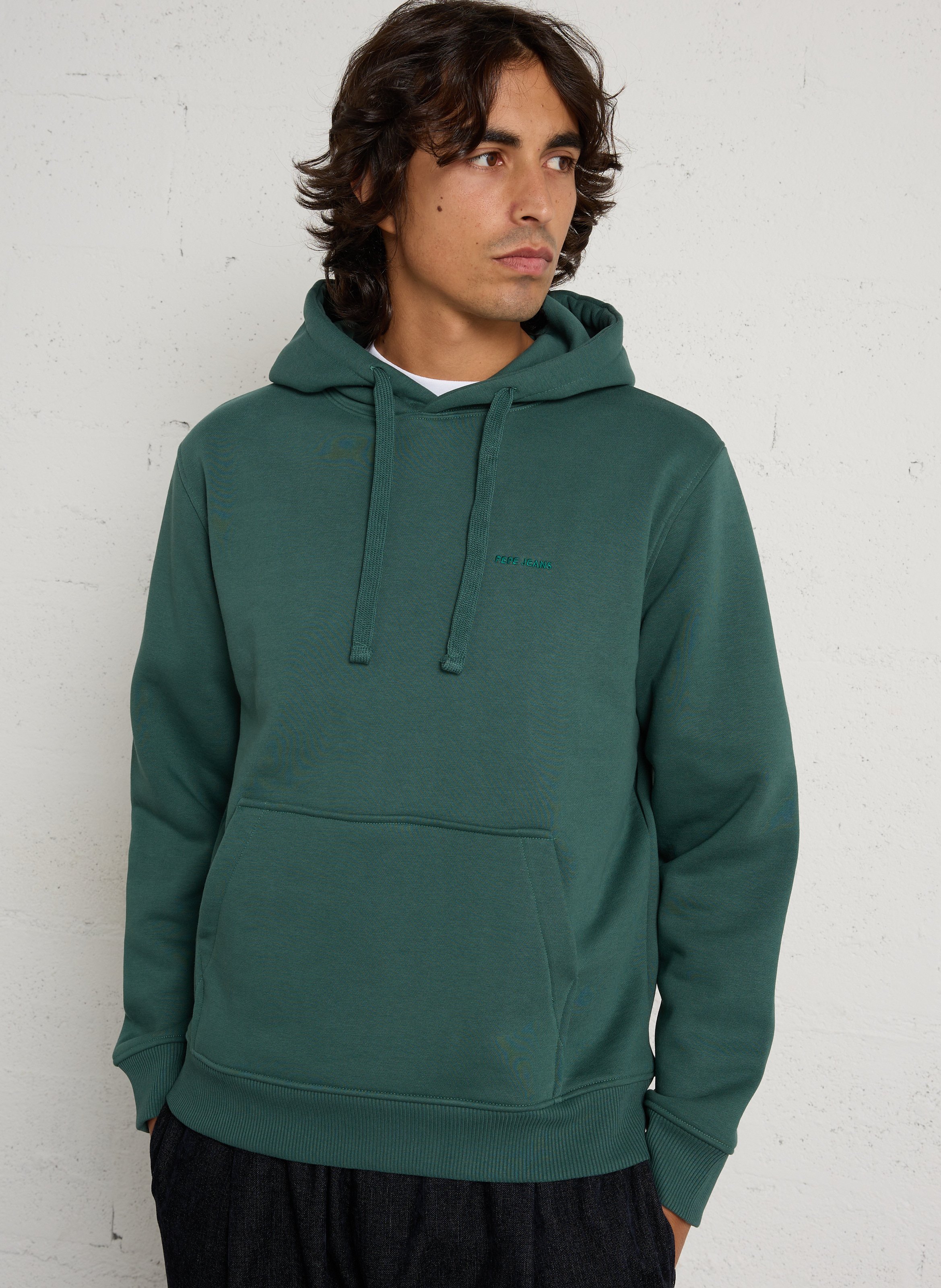 Effen hoodie met logo PEPE JEANS