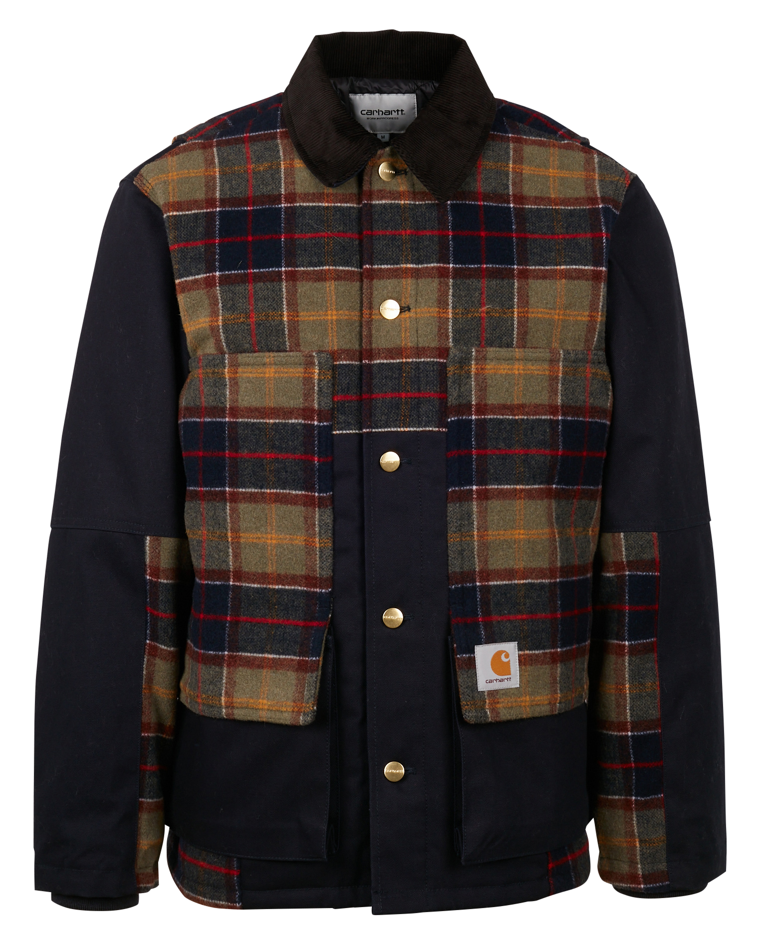 checked wool jacket