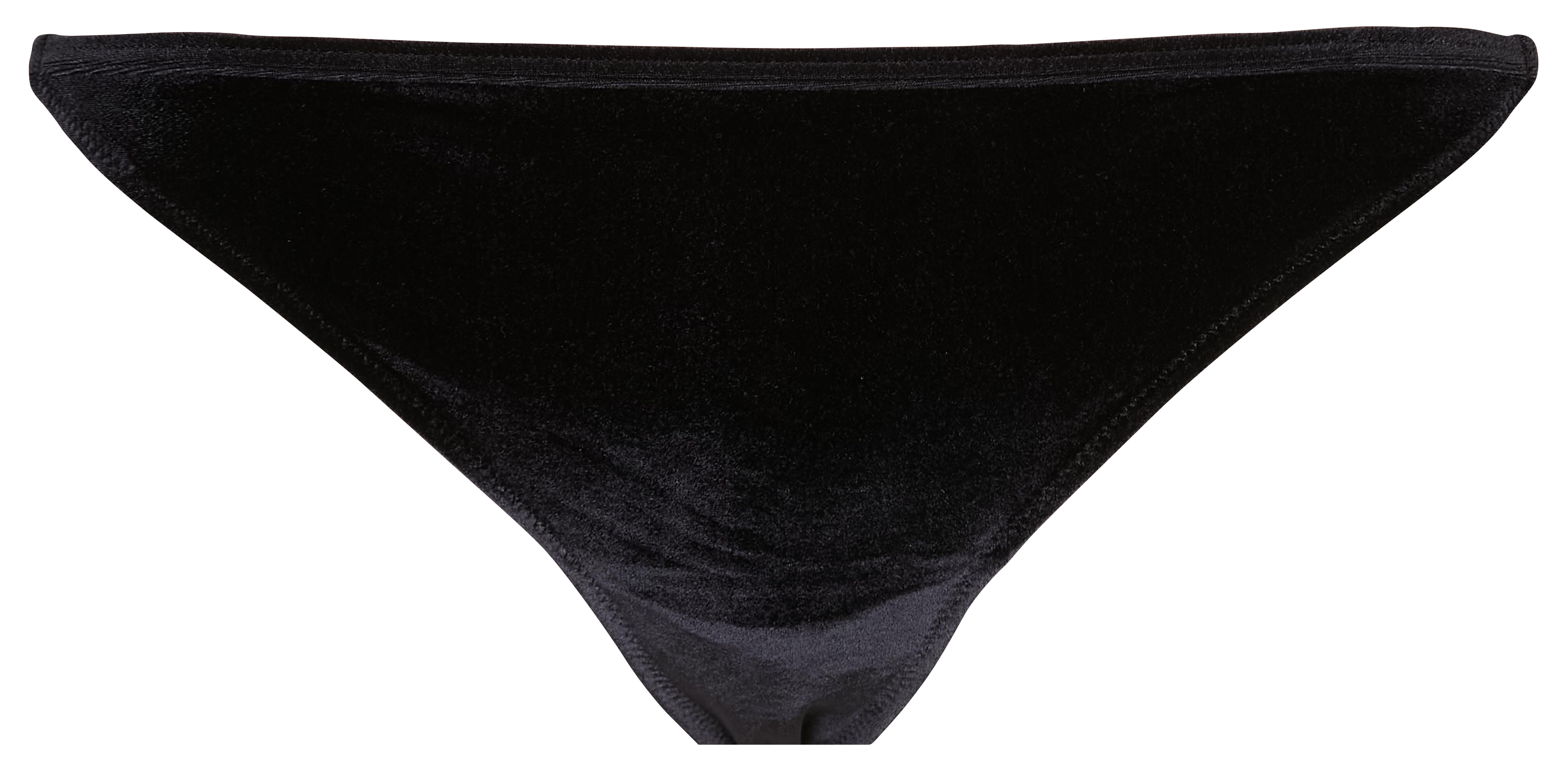 Tanga aus zweifarbigem Material mit Punkten LA NOUVELLE Mehrfarbig