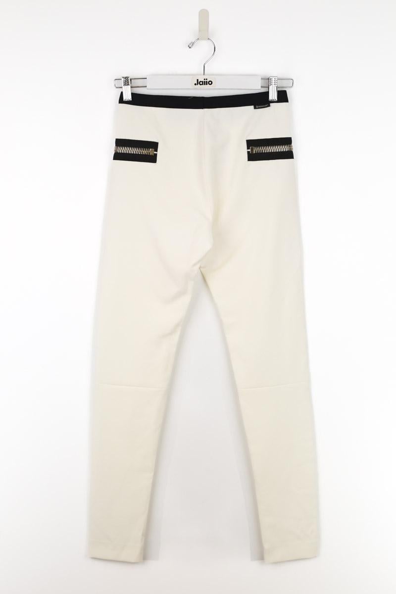 White slim fit pants MONCLER - Seconde Main White