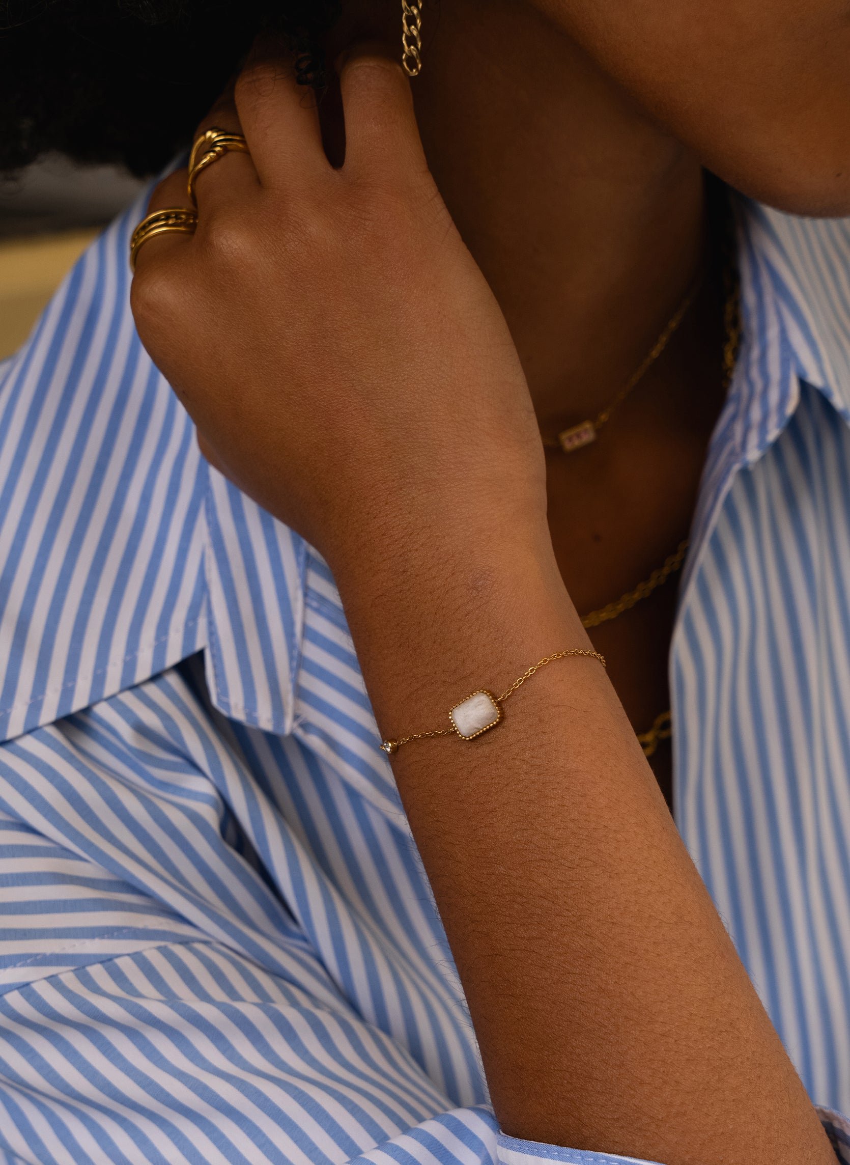 Chain bracelet AEC Paris Golden