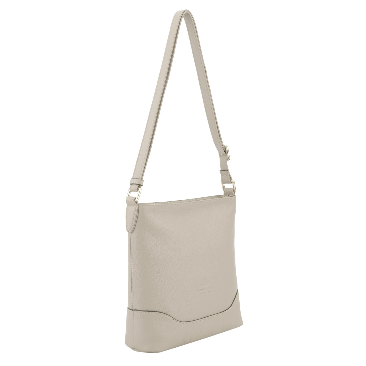 Red crossbody bag POURCHET Beige