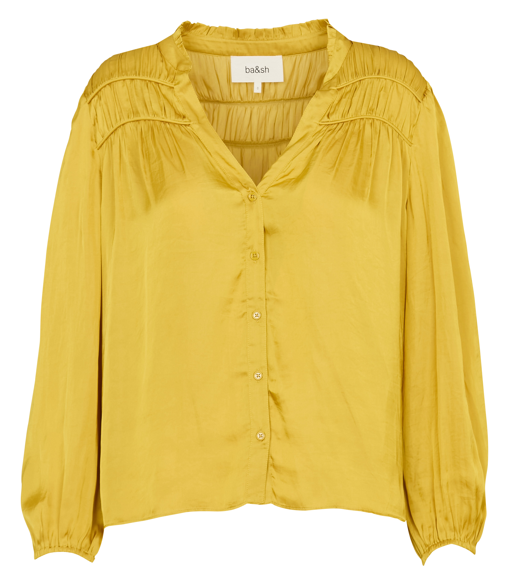 Chemise col V  BA&SH Jaune